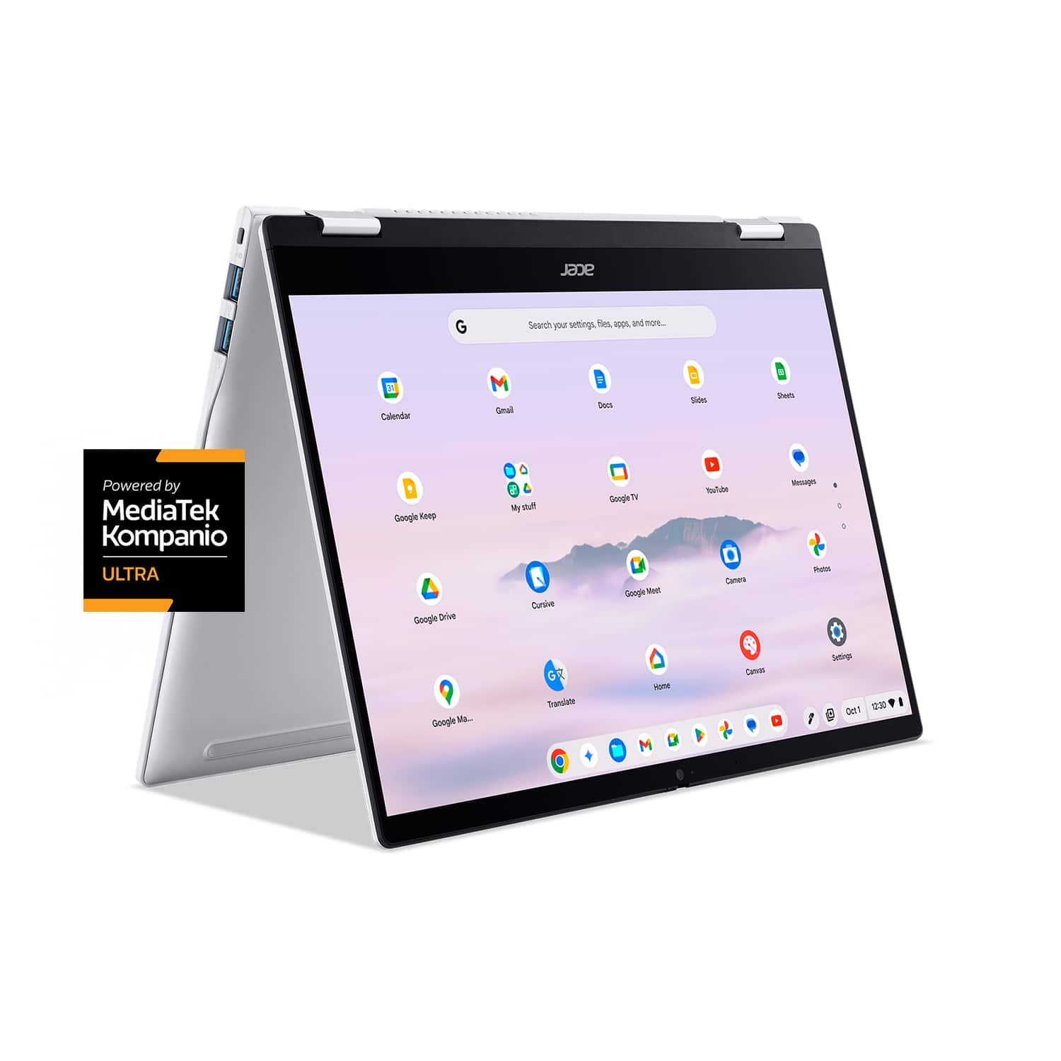 Acer - Chromebook Plus Spin 514 -14" WUXGA Touch Laptop with Google AI- MediaTek Kompanio Ultra-12GB RAM- UFS 256GB - Wi-Fi…