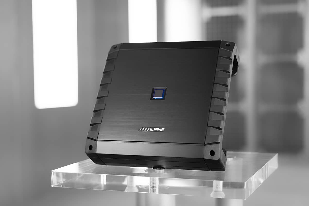 Alpine - S-Series Class D Mono Amplifier with Variable Crossovers - Black product image