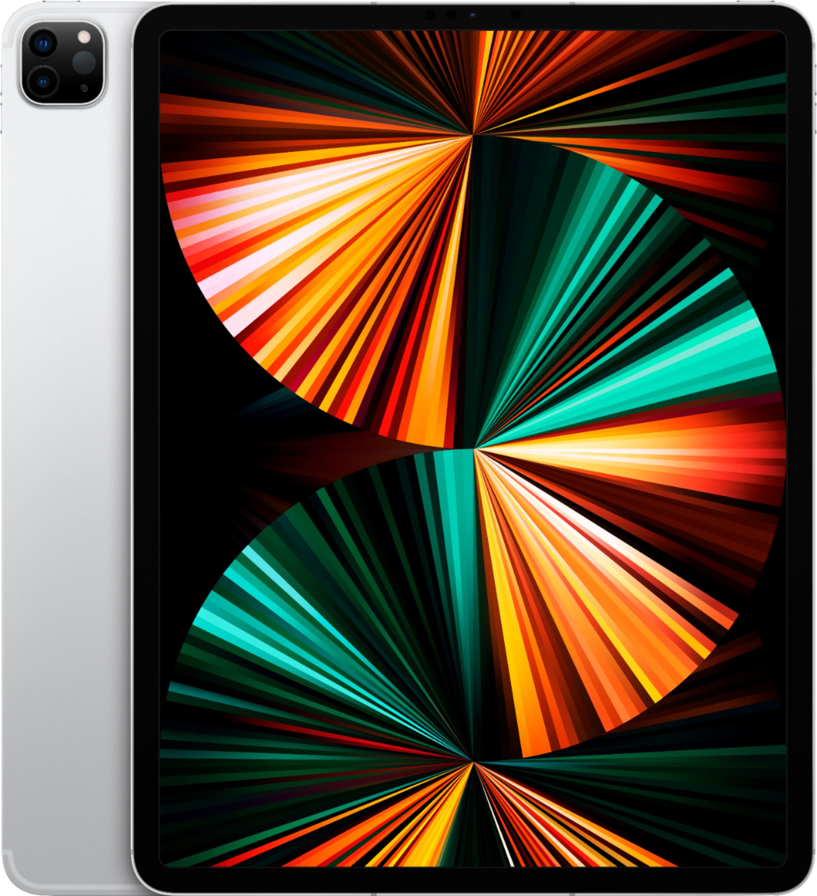 Apple - Geek Squad Certified Refurbished 12.9-Inch iPad Pro with Wi-Fi + Cellular - 256GB (Unlocked) - Silver product image