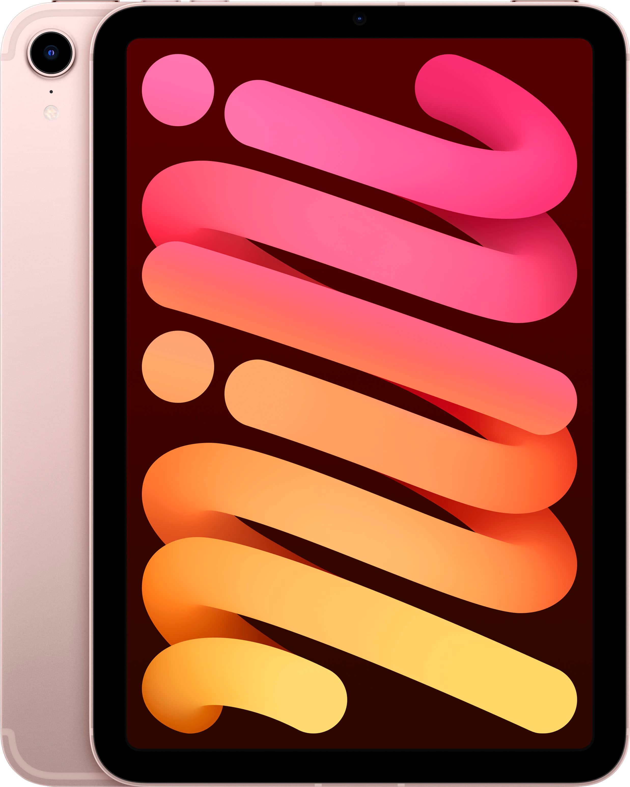 Apple - Geek Squad Certified Refurbished iPad mini (6th Generation) Wi-Fi + Cellular - 256GB - Pink product image