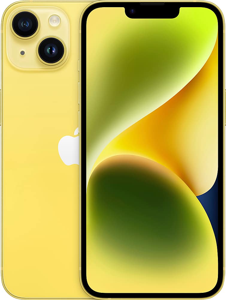 Apple - iPhone 14 128GB (Unlocked) - Yellow product image