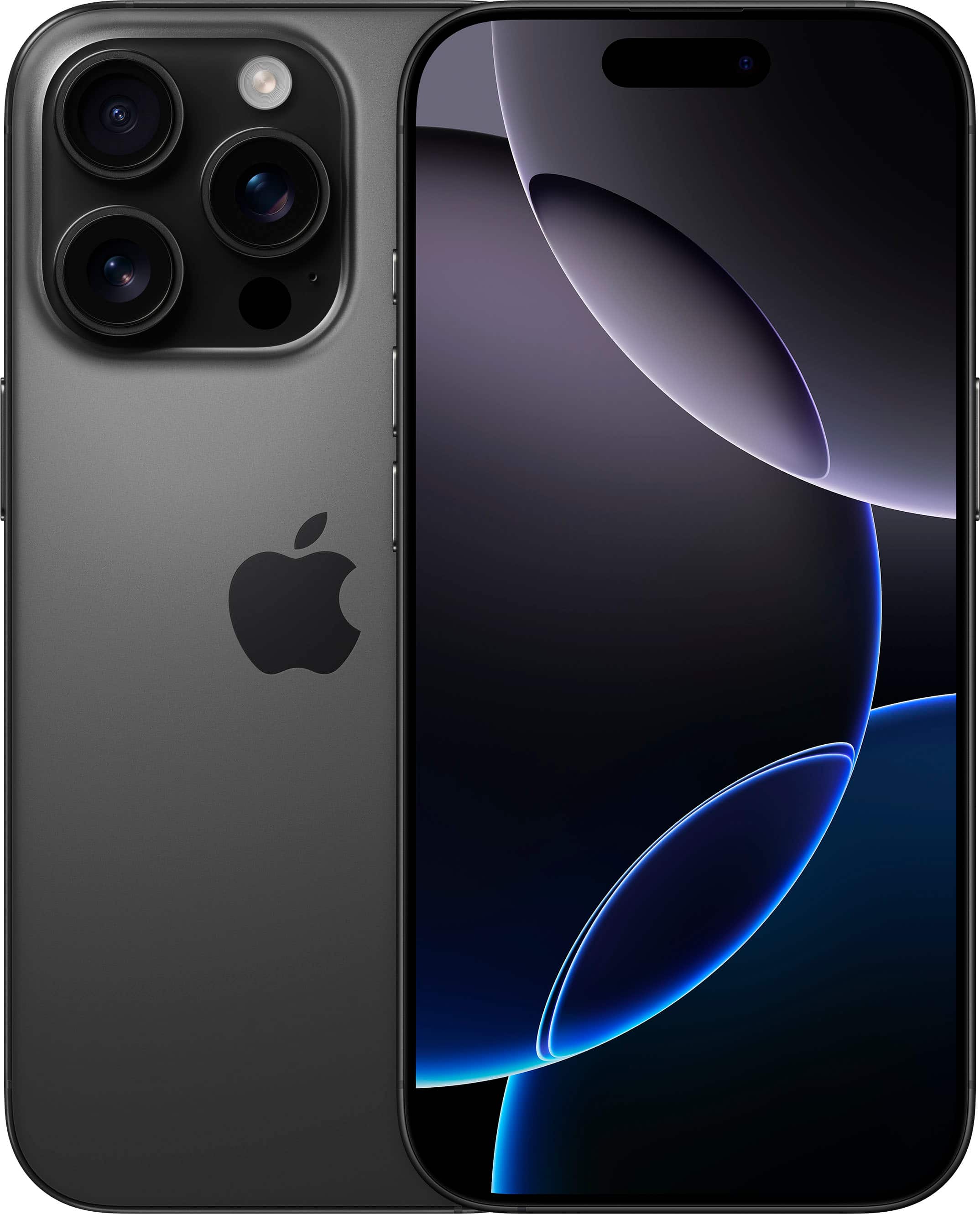Apple - iPhone 16 Pro 256GB - Apple Intelligence - Black Titanium (Verizon) product image