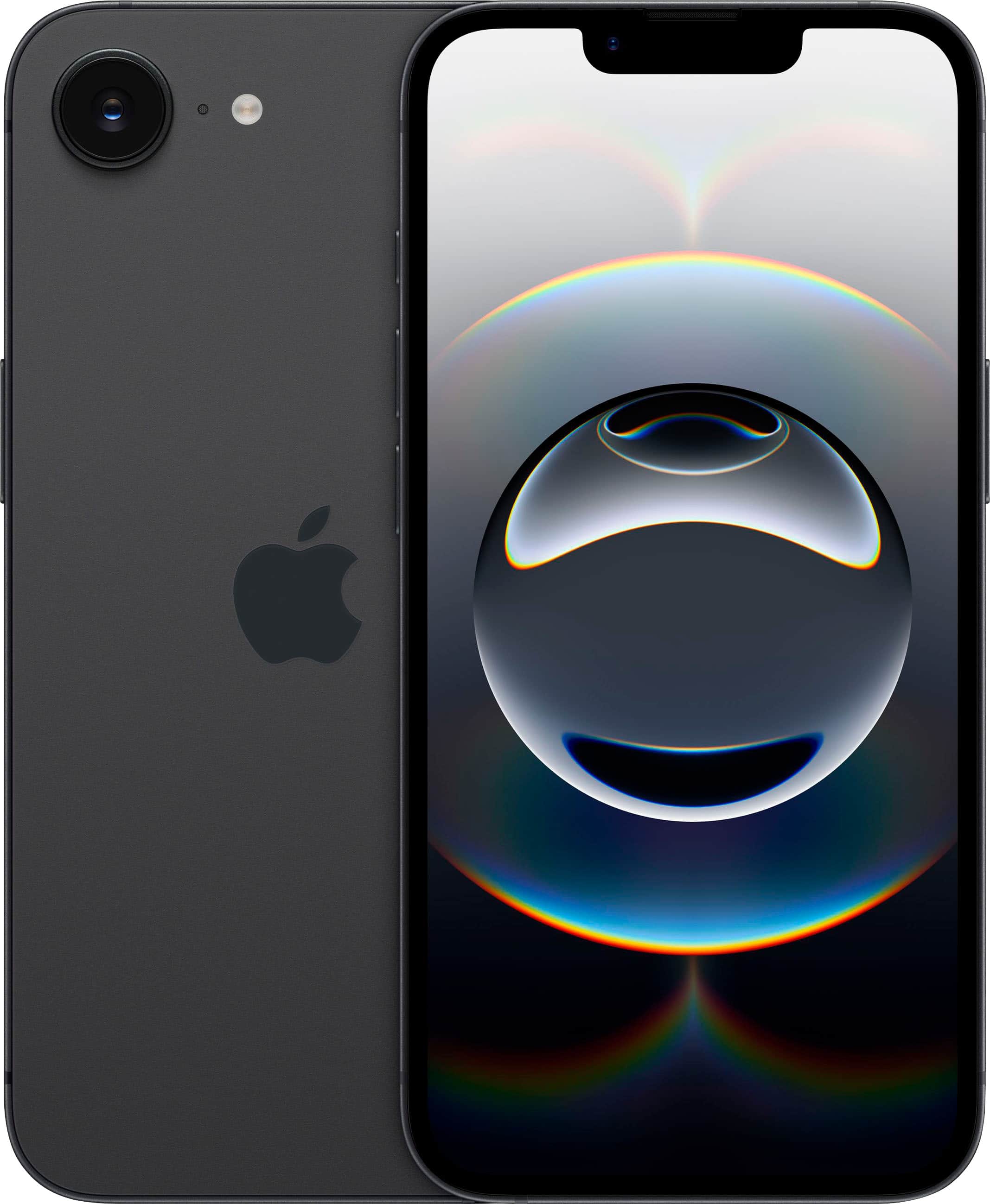 Apple - iPhone 16e 128GB - Apple Intelligence - Black (AT&T) product image