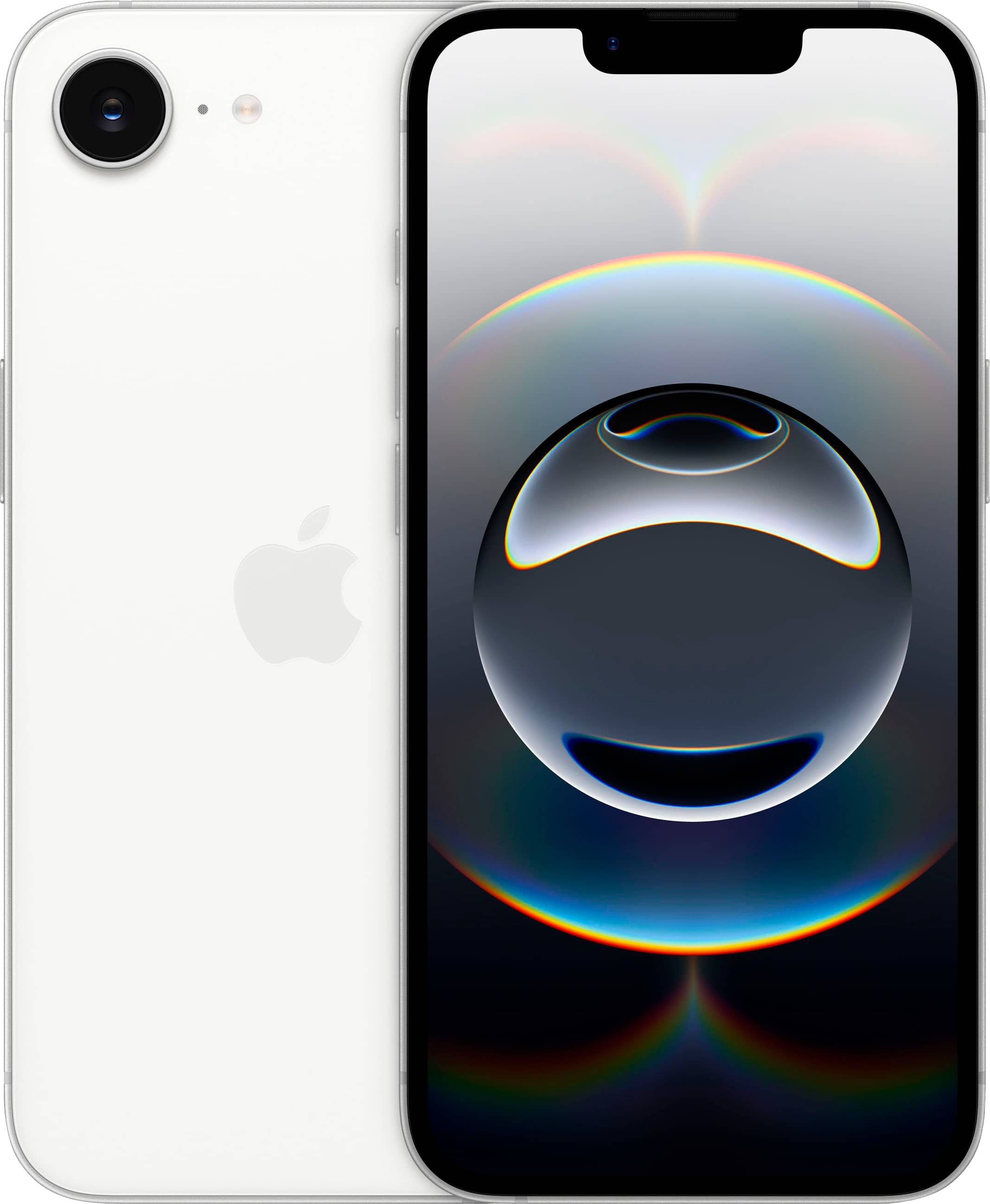 Apple - iPhone 16e 128GB - Apple Intelligence (Unlocked) - White product image