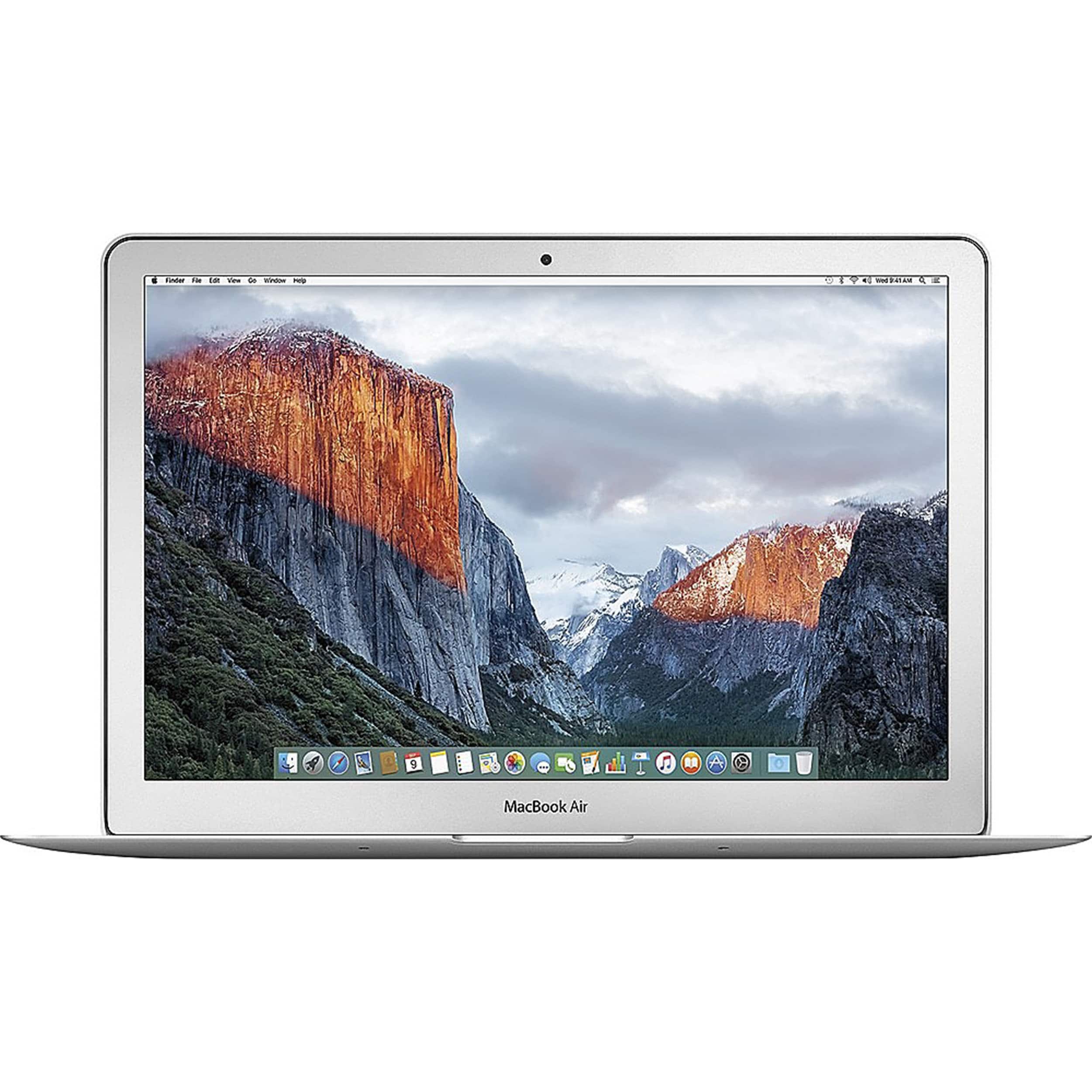 Apple - MacBook Air 13.3" Certified Refurbished - Intel Core i5 with 8GB Memory - 128GB Flash Storage SSD (2015) - Silver pr…