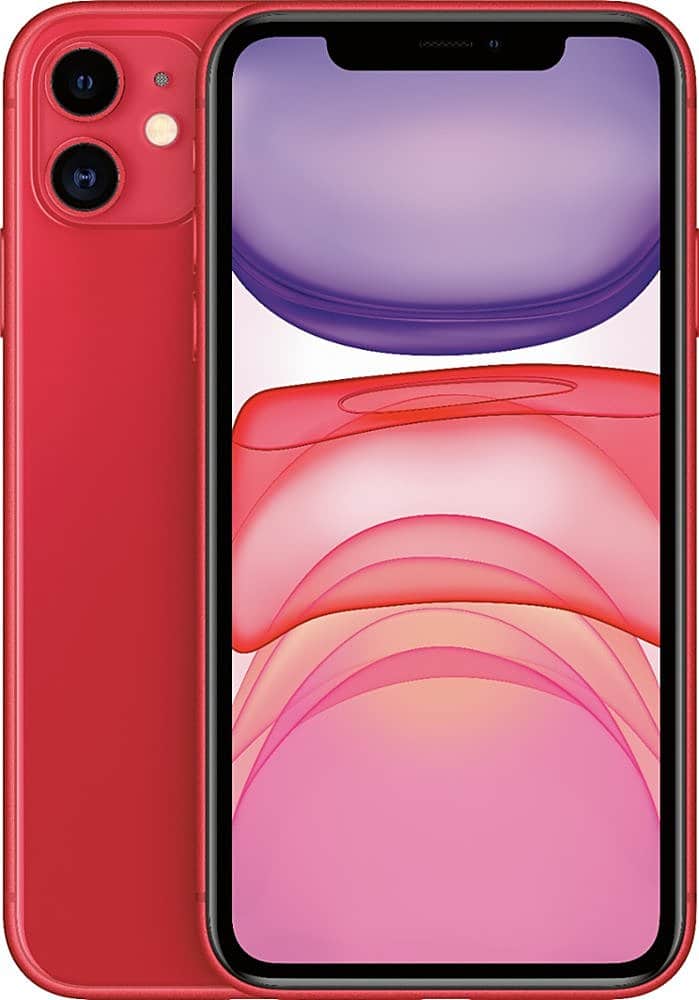 Apple - Pre-Owned Excellent iPhone 11 128GB (Unlocked) - Red product image
