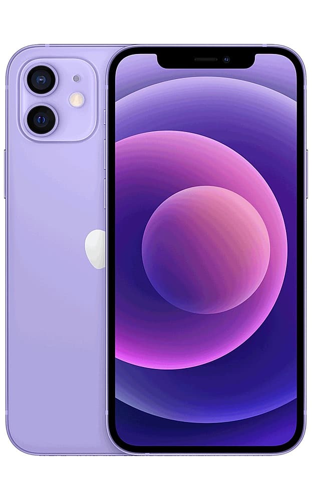 Apple - Pre-Owned Excellent iPhone 12 Mini 5G 64GB (Unlocked) - Purple product image