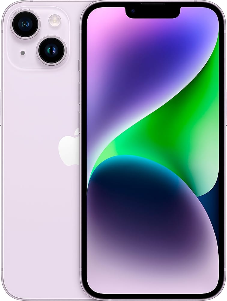 Apple - Pre-Owned Excellent iPhone 14 5G 128GB (Unlocked) - Purple product image