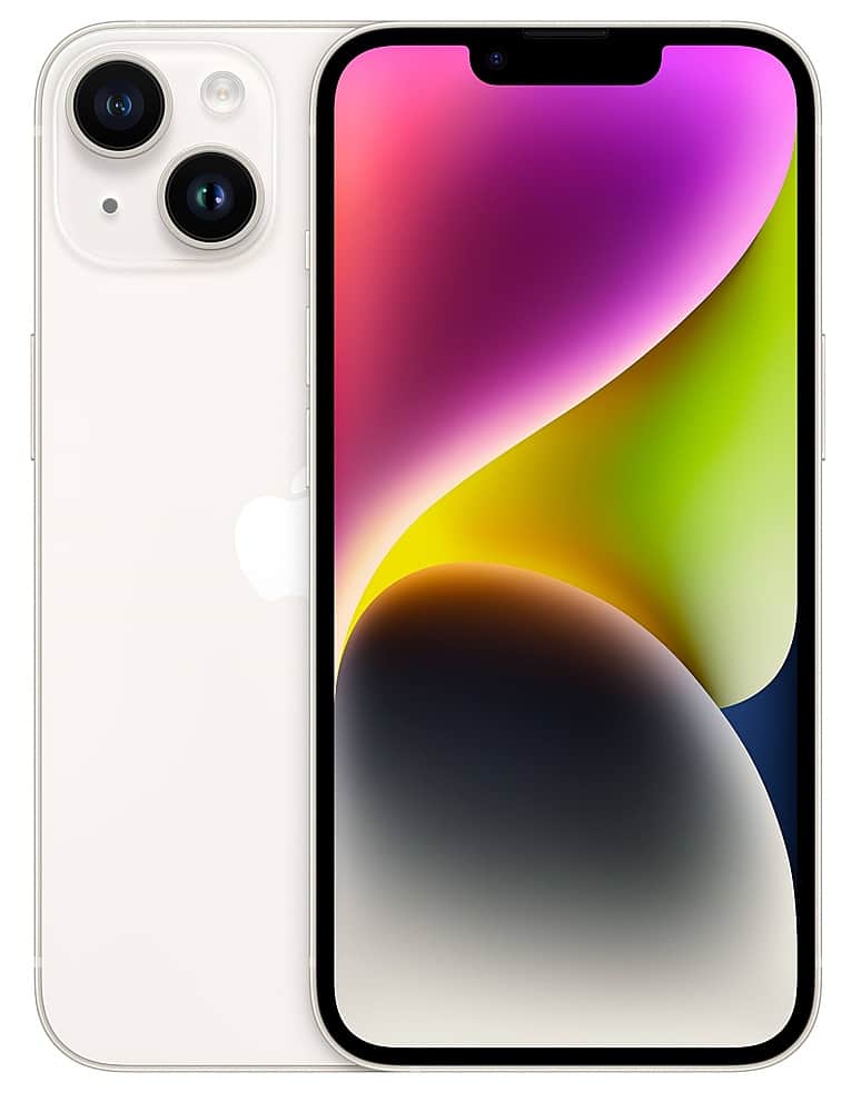 Apple - Pre-Owned Excellent iPhone 14 5G 128GB (Unlocked) - Starlight product image