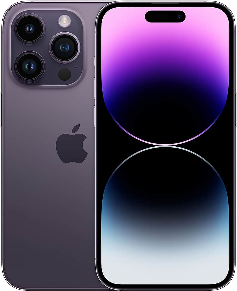 Apple - Pre-Owned Excellent iPhone 14 Pro Max 5G 256GB (Unlocked) - Deep Purple product image