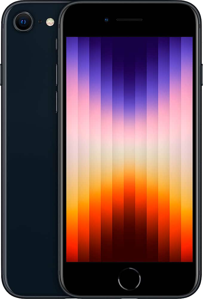 Apple - Pre-Owned Excellent iPhone SE 2022 5G (3rd Gen) 64GB (Unlocked) - Midnight product image