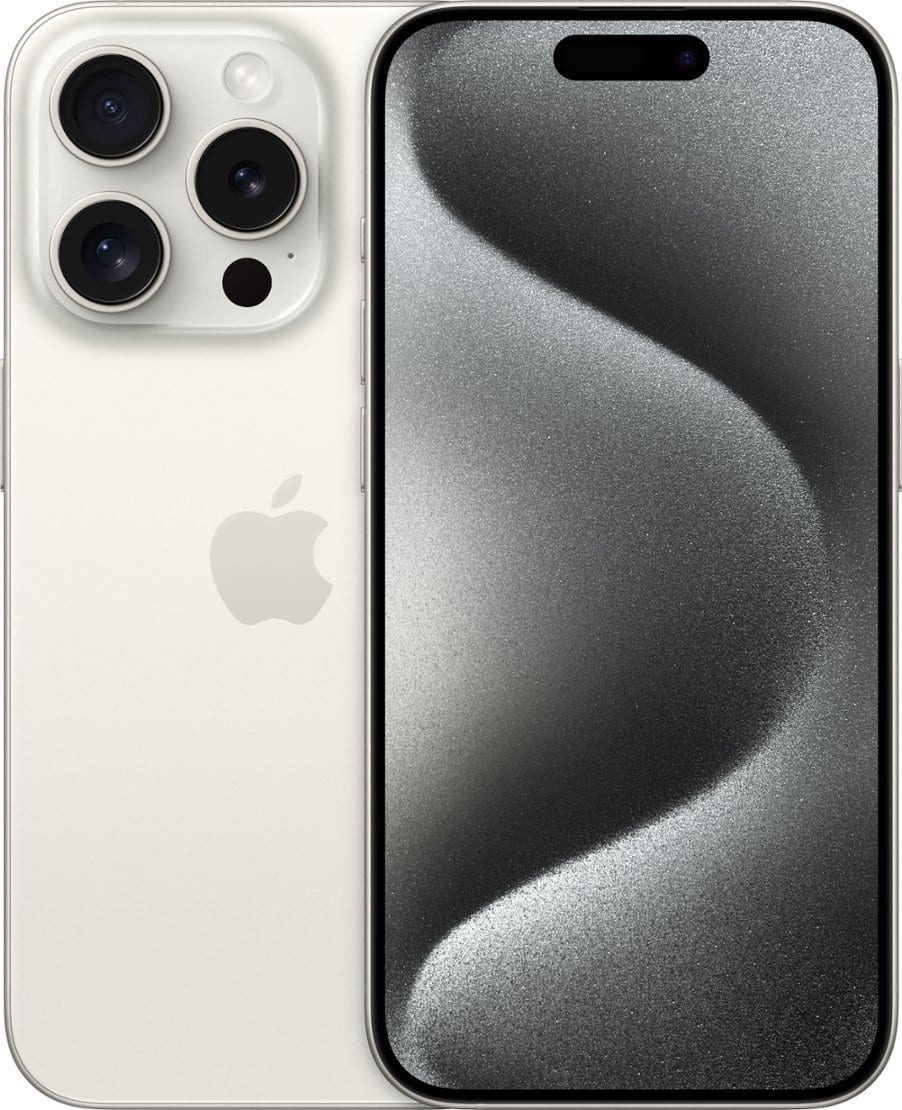 Apple - Pre-Owned Good iPhone 15 Pro Max 5G 256GB - Apple Intelligence - (Unlocked) - Blue Titanium product image