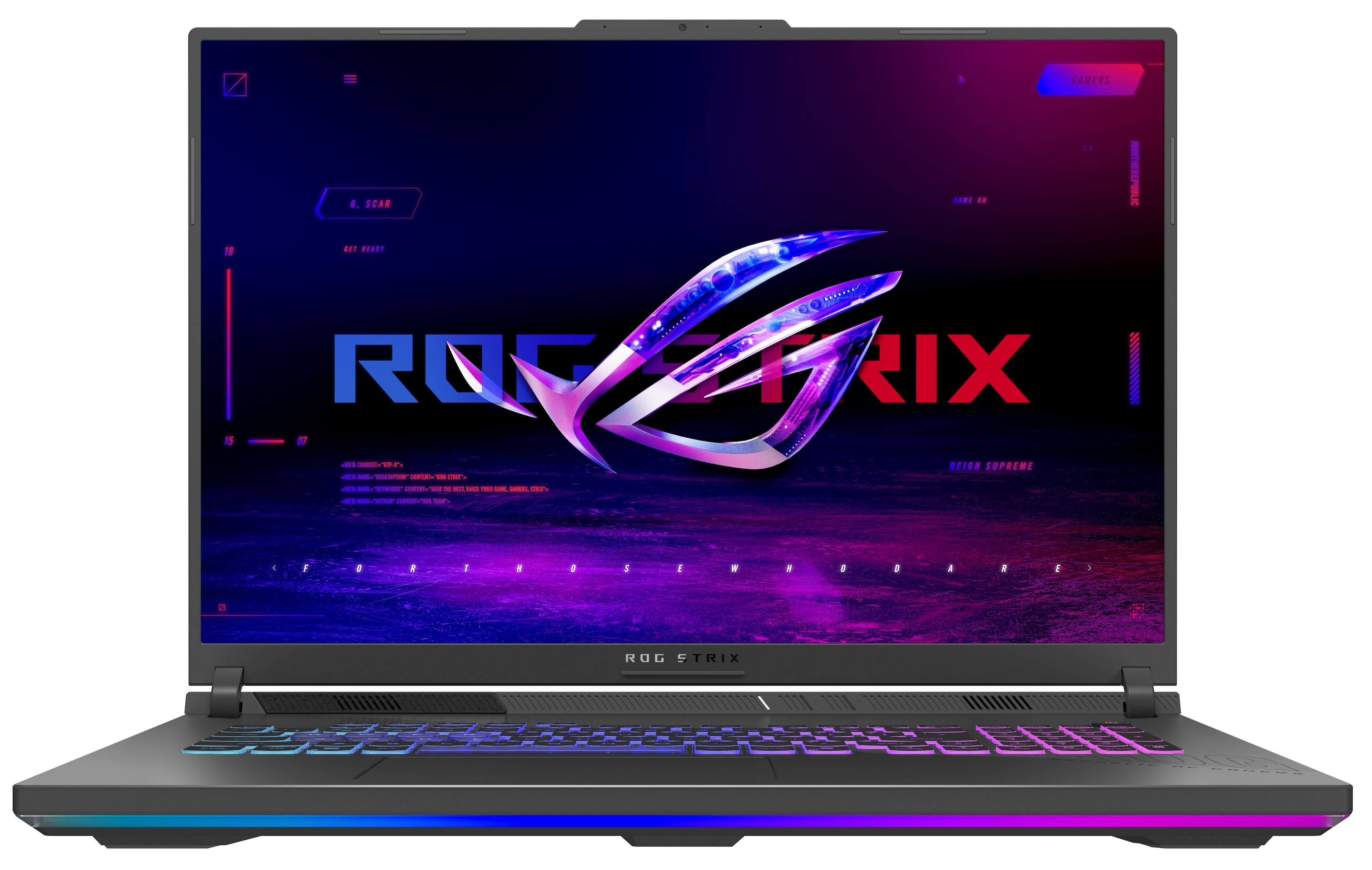 ASUS - ROG Strix G18 18" 2.5K 240Hz Gaming Laptop - AMD Ryzen 9 HX - 16GB RAM - NVIDIA GeForce RTX 5070 - 1TB SSD - Eclipse…