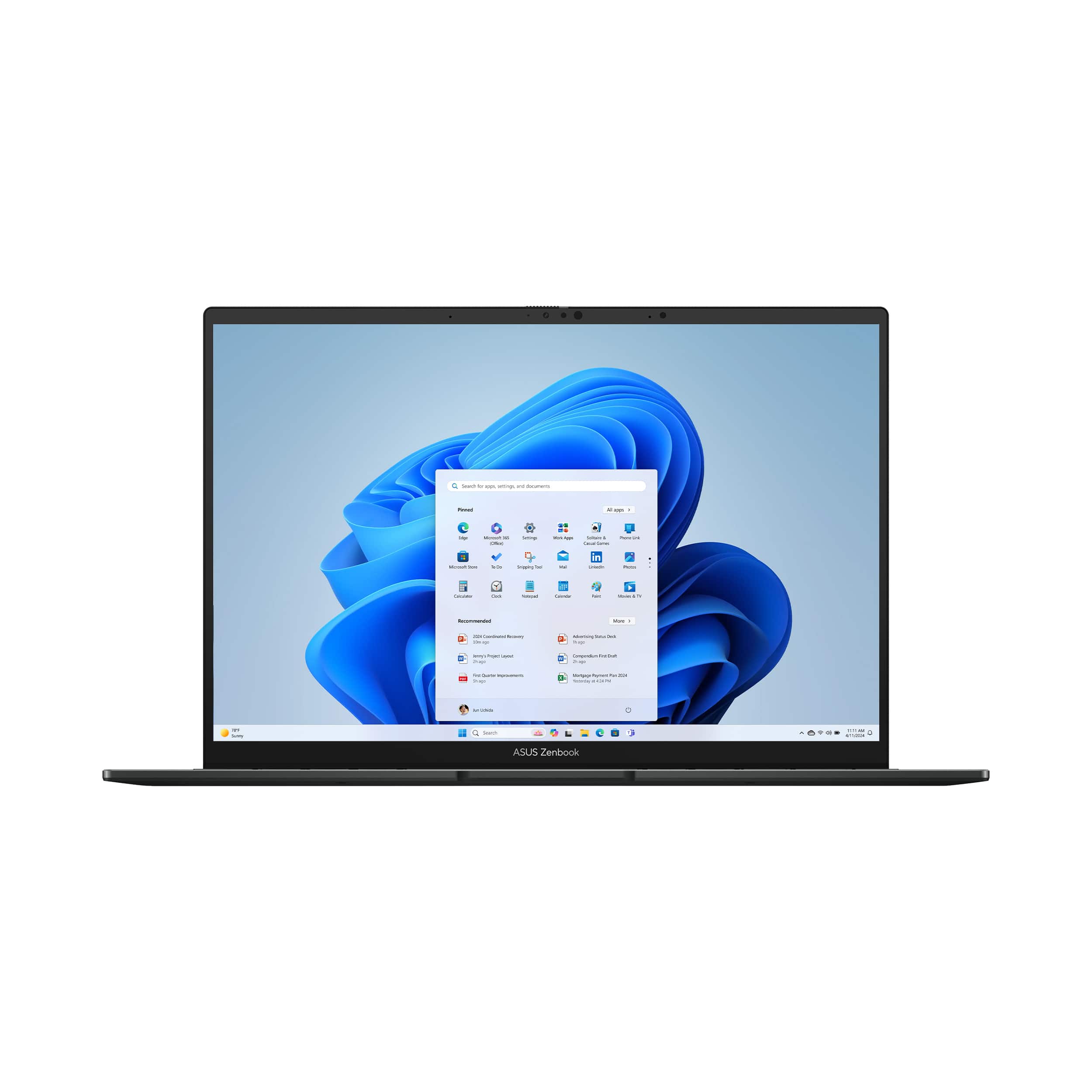 ASUS - Zenbook 14 14" FHD+ OLED Touch Screen Laptop - Intel Core Ultra 9 - 32GB RAM - 1TB SSD - Jasper Gray product image