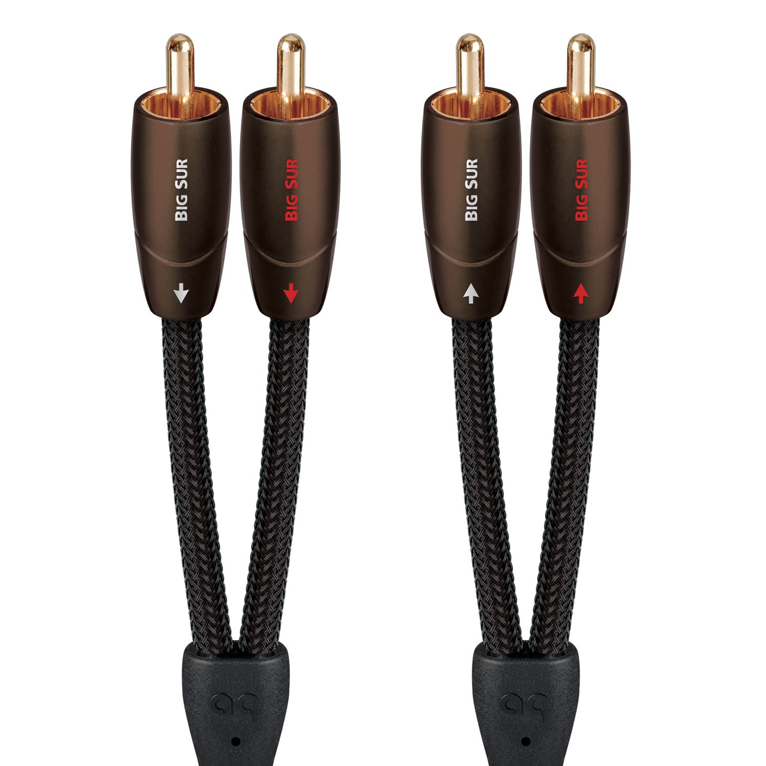 AudioQuest - Big Sur RCA > RCA 26.2' Analog Audio Interconnect Cable - Brown on Black product image