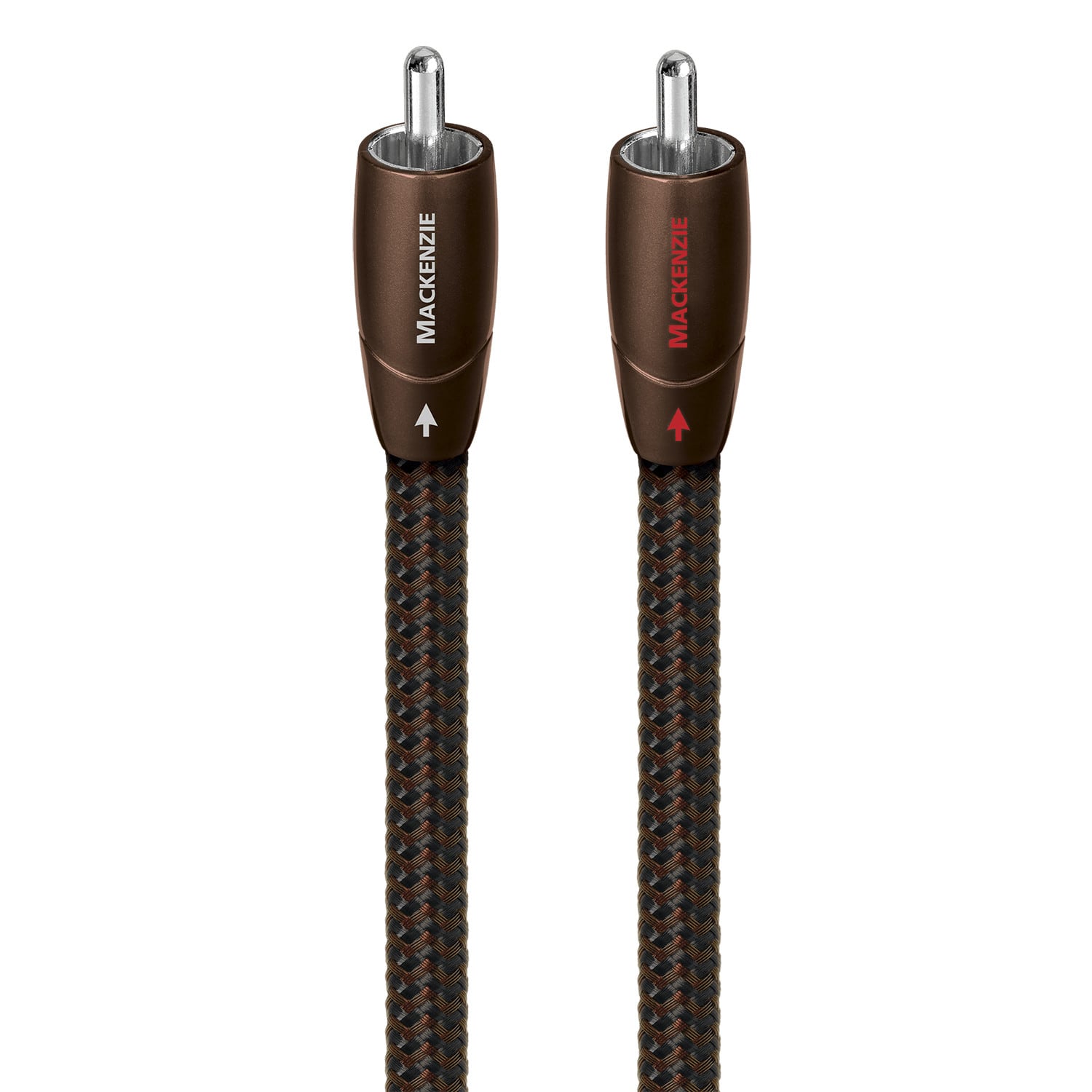 AudioQuest - Mackenzie RCA > RCA 3.3' Analog Audio Interconnect Cable - Brown on Black product image