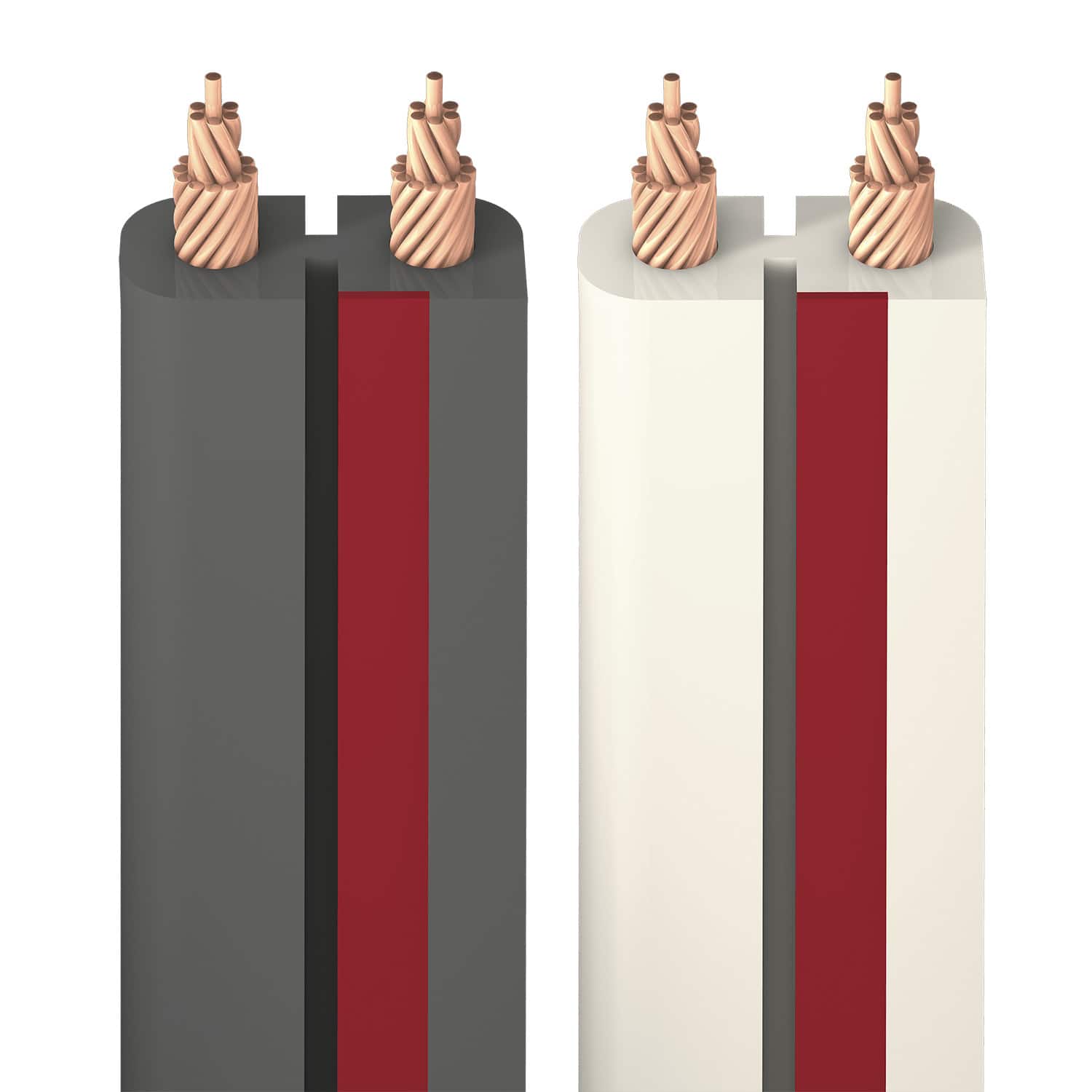 AudioQuest - X2 - 50' - Gray with Red Stripes product image