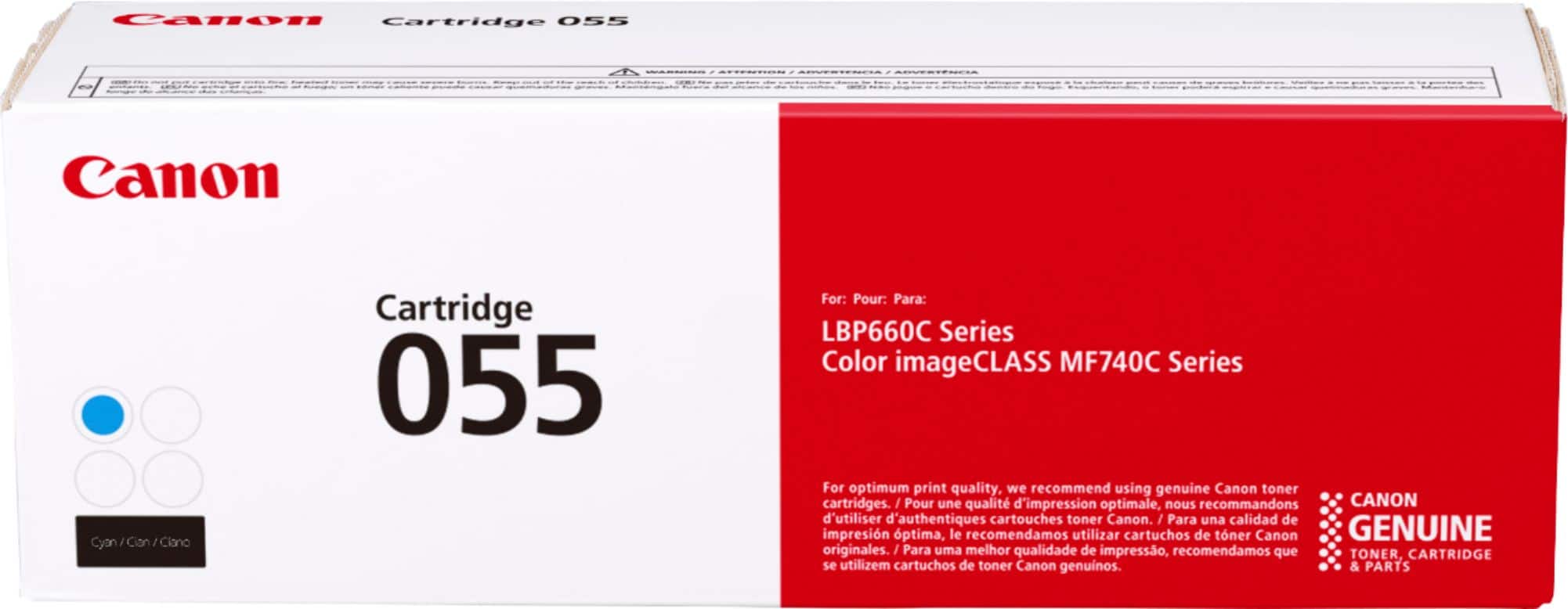 Canon - 055 Standard Capacity Toner Cartridge - Cyan product image