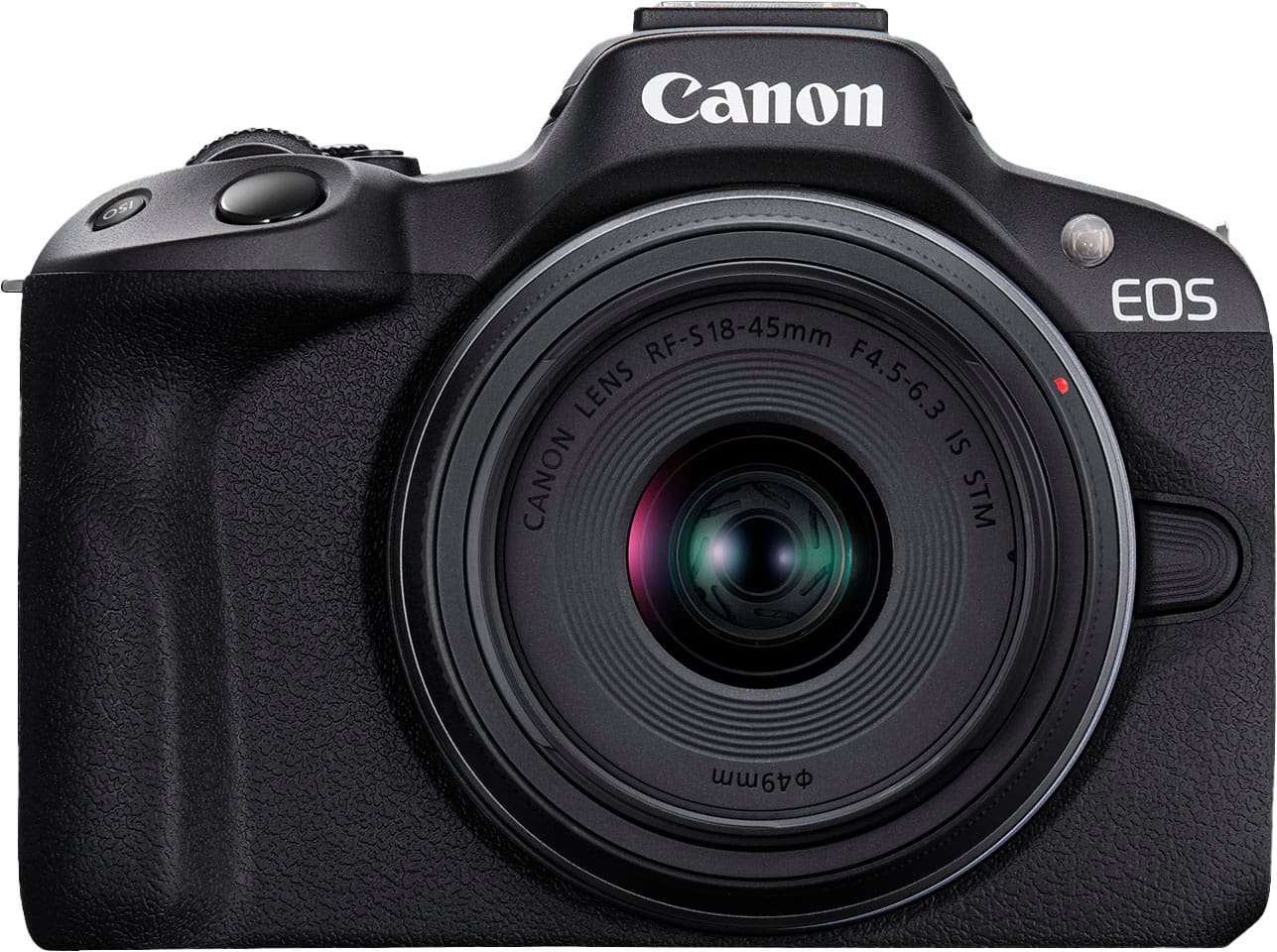Canon - EOS R50 4K Video Mirrorless Camera 2 Lens Kit with RF-S18-45mm and RF-S55-210mm Lenses - Black product image