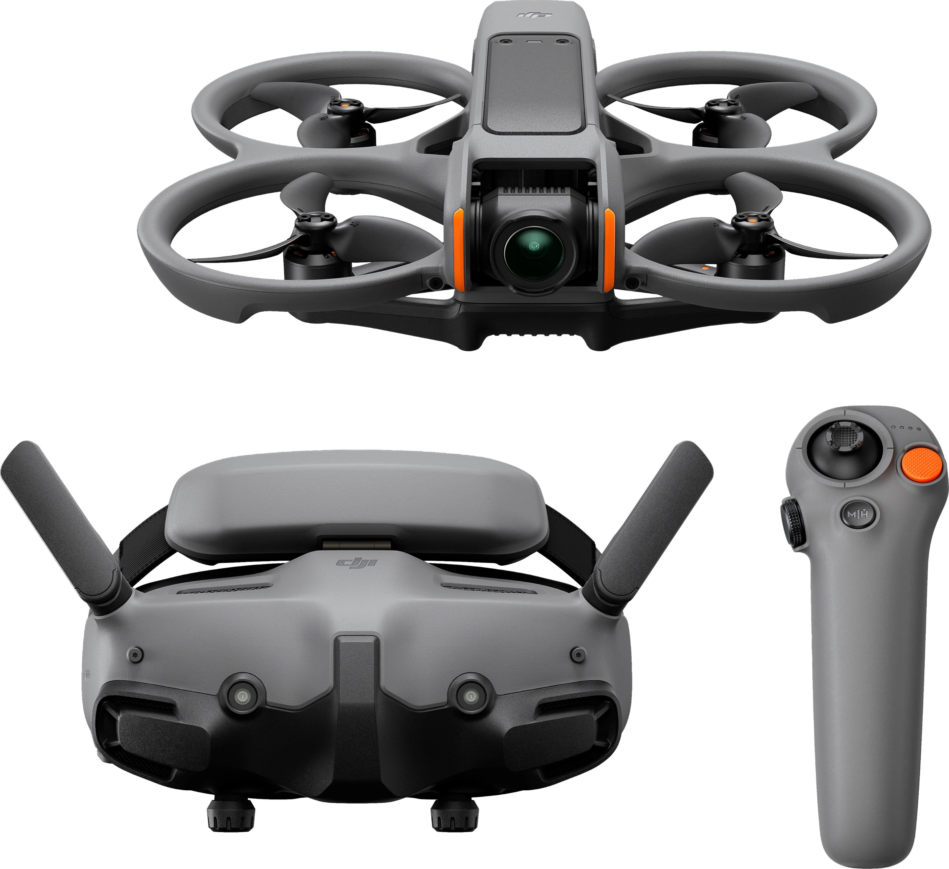 DJI - Geek Squad Certified Refurbished Avata 2 Fly More Combo (Single Battery) - Gray product image