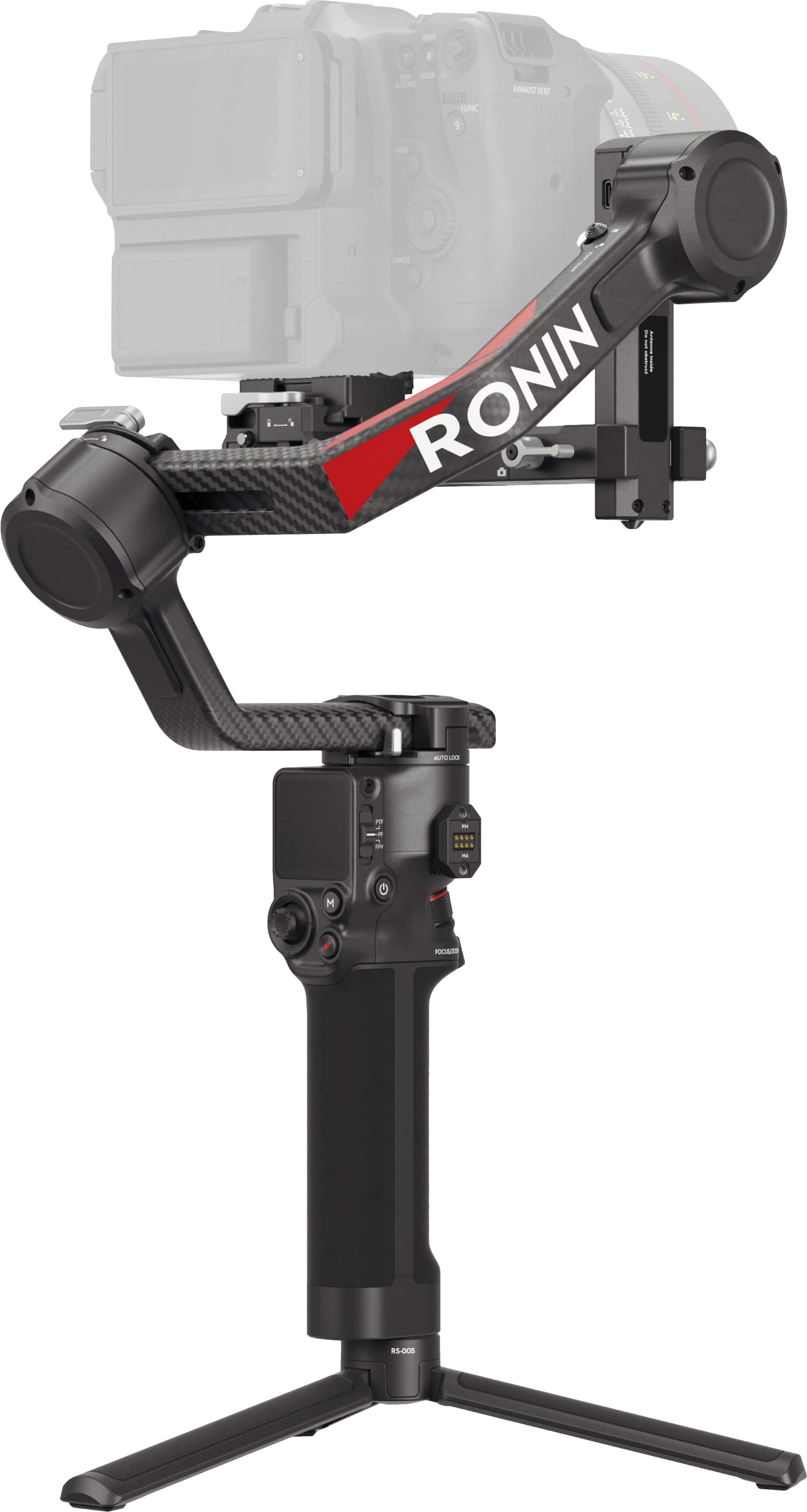 DJI - RS 4 Pro 3-Axis Gimbal Stabilizer for Cameras - Black product image