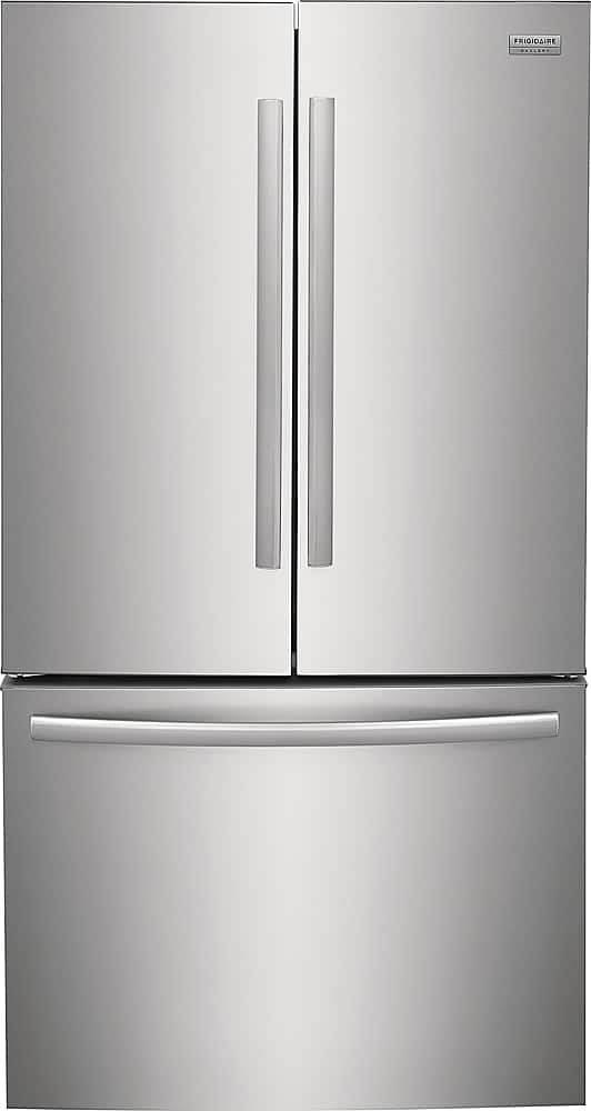 Frigidaire - Gallery 23.3 Cu. Ft. Counter-Depth French Door Refrigerator with Internal Water Dispenser - Smudge Proof Stainl…
