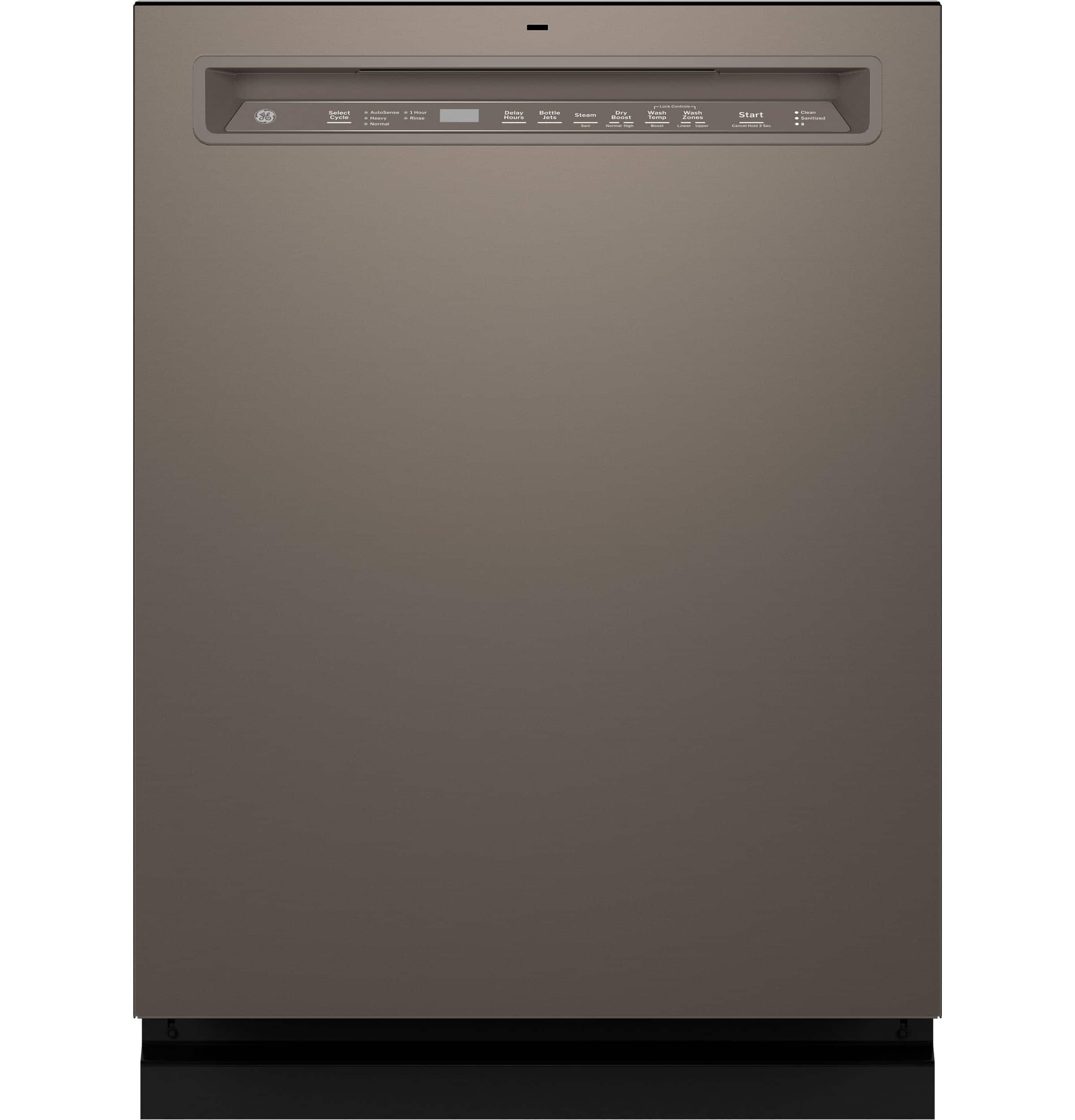 GE - 24" Front Control Built-In Stainless Steel Tub Dishwasher with 3rd Rack, Sanitize Cycle and 47 dBA - Slate product image
