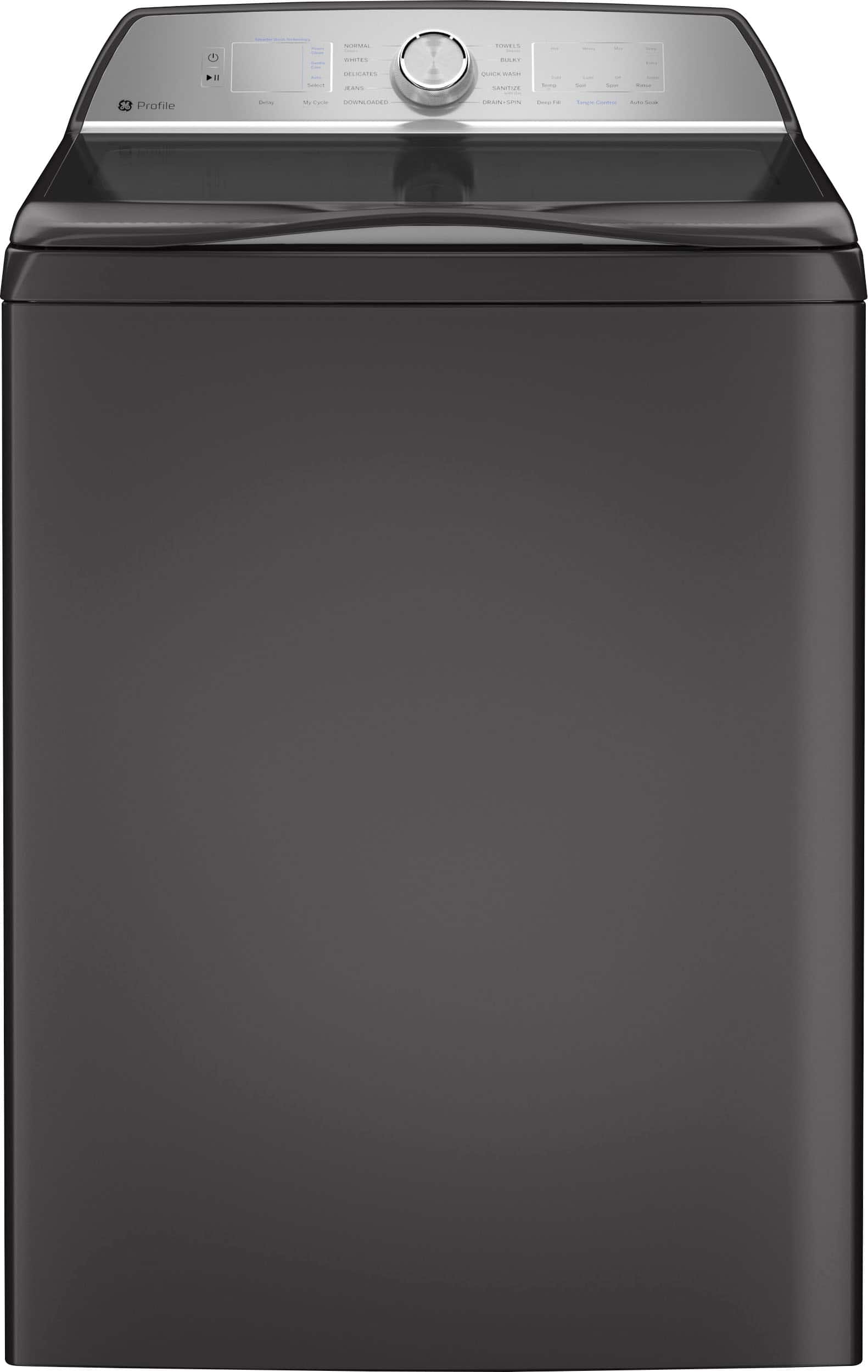 GE Profile - 4.9 Cu. Ft. High Efficiency Smart Top Load Washer with Smarter Wash Technology, Easier Reach & Microban Technol…