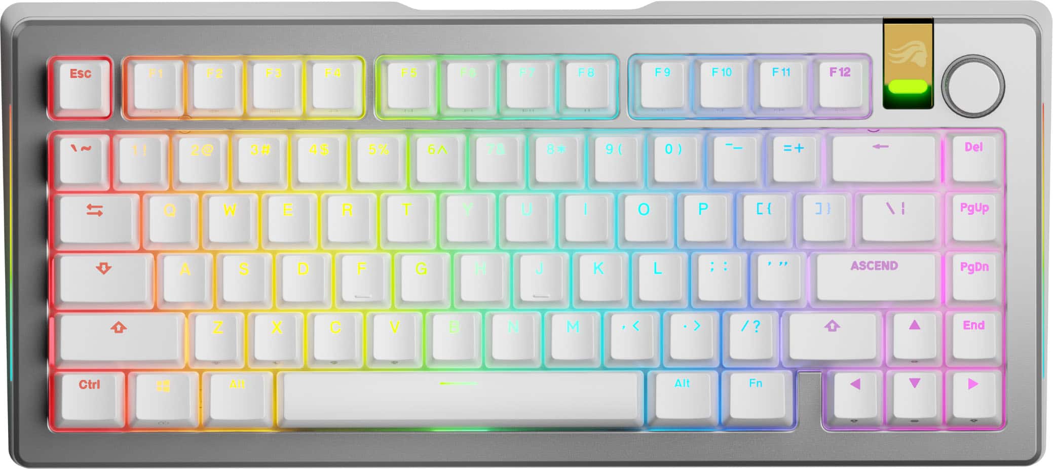 Glorious - GMMK 3 PRO HE 75% Wireless Hall-Effect Linear Switch Gaming Keyboard with Rapid Trigger and Adjustable Actuation…