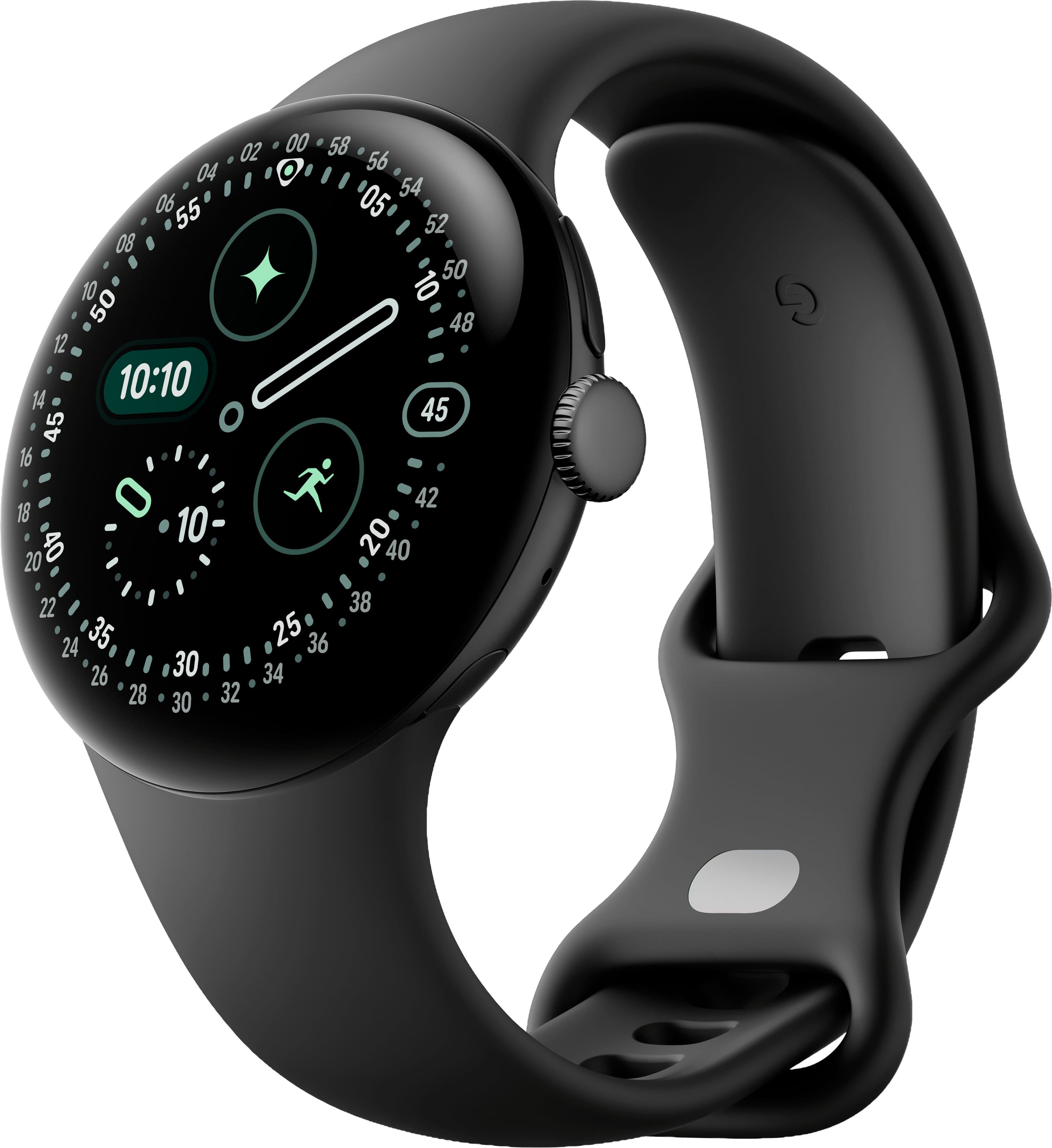 Google - Pixel Watch 4 (41mm) - Wi-Fi - Matte Black Case - Obsidian Band - (2025) product image