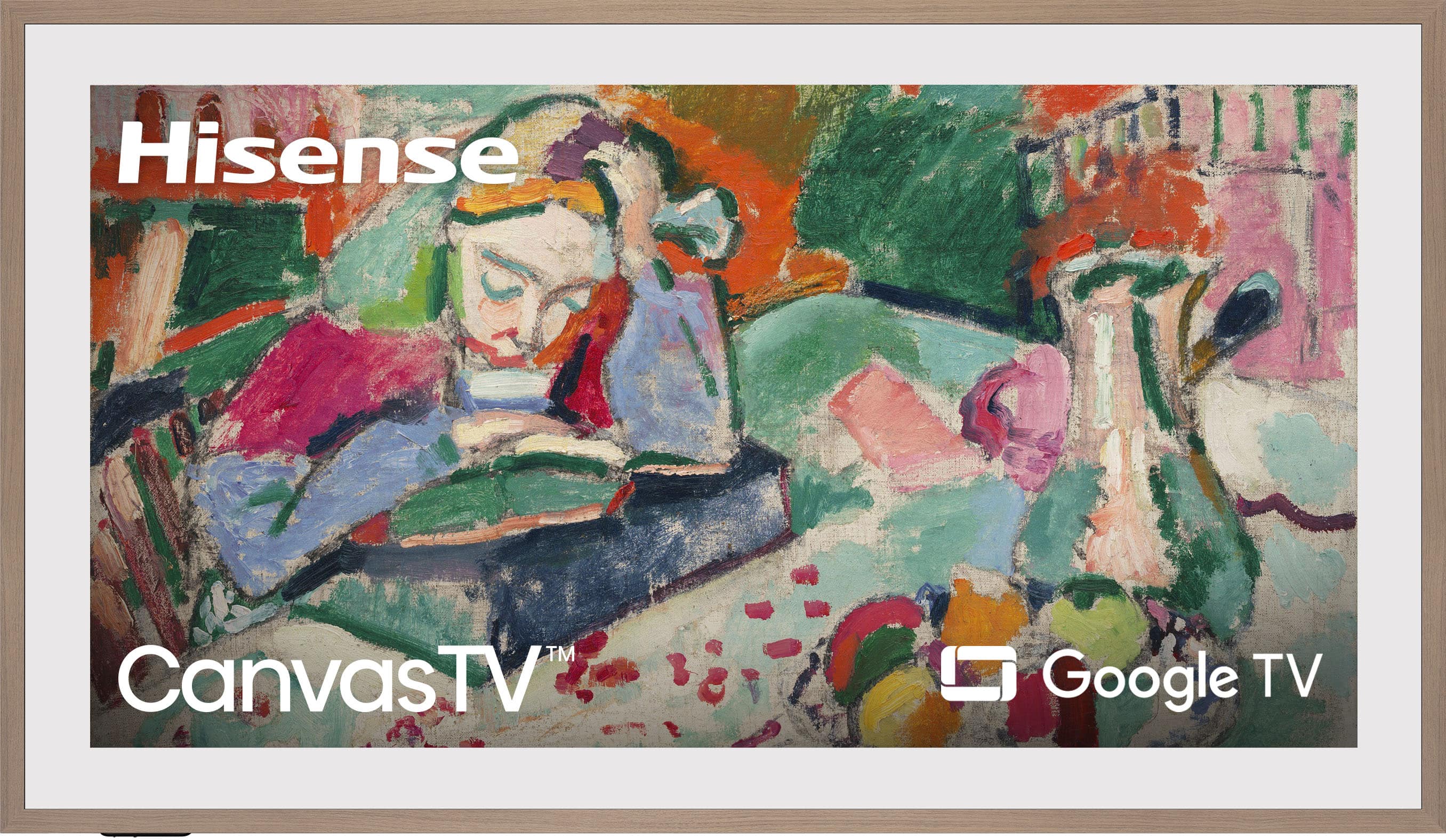 Hisense - 55" Class S7 Series CanvasTV 4K QLED TV with Hi-Matte Display and UltraSlim Wall Mount (2024) product image