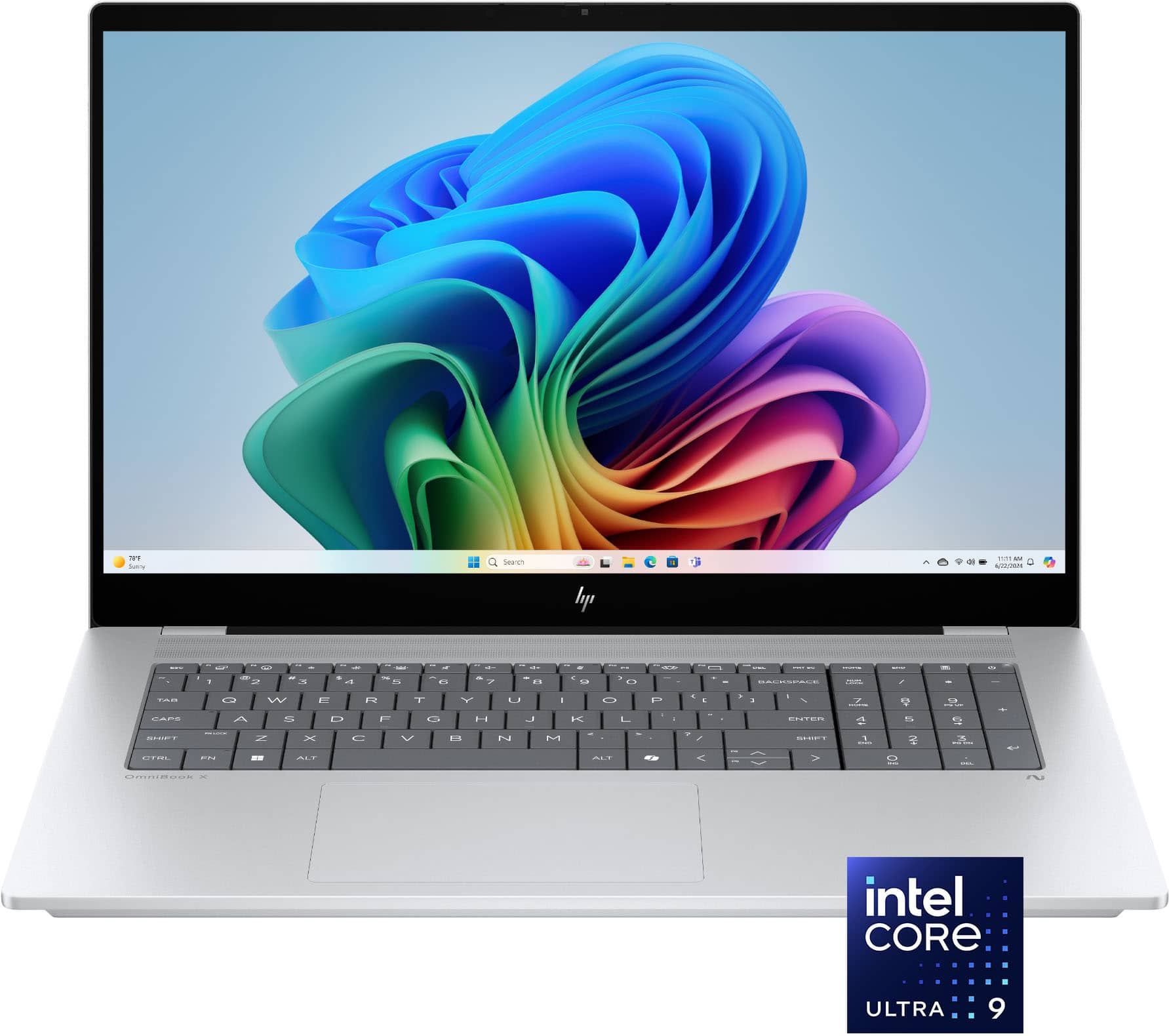 HP - OmniBook X - Copilot+ PC - 17.3" Full HD Touch-Screen Laptop - Intel Core Ultra 9 288V 2024 - 32GB Memory - 2TB SSD - G…