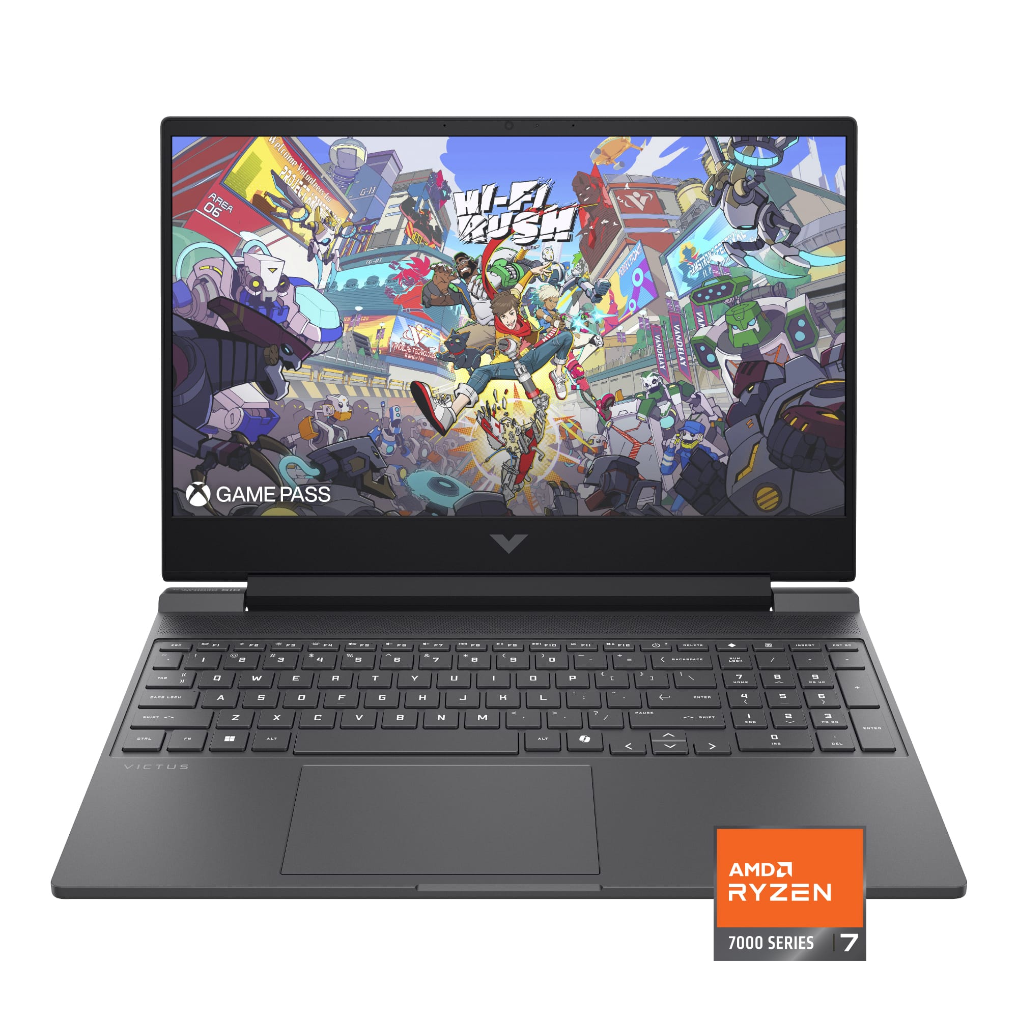 HP - Victus 15.6" 144Hz Full HD Gaming Laptop - AMD Ryzen 7 7445HS 2023 - 16GB Memory - NVIDIA GeForce RTX 4050 - 512GB SSD…
