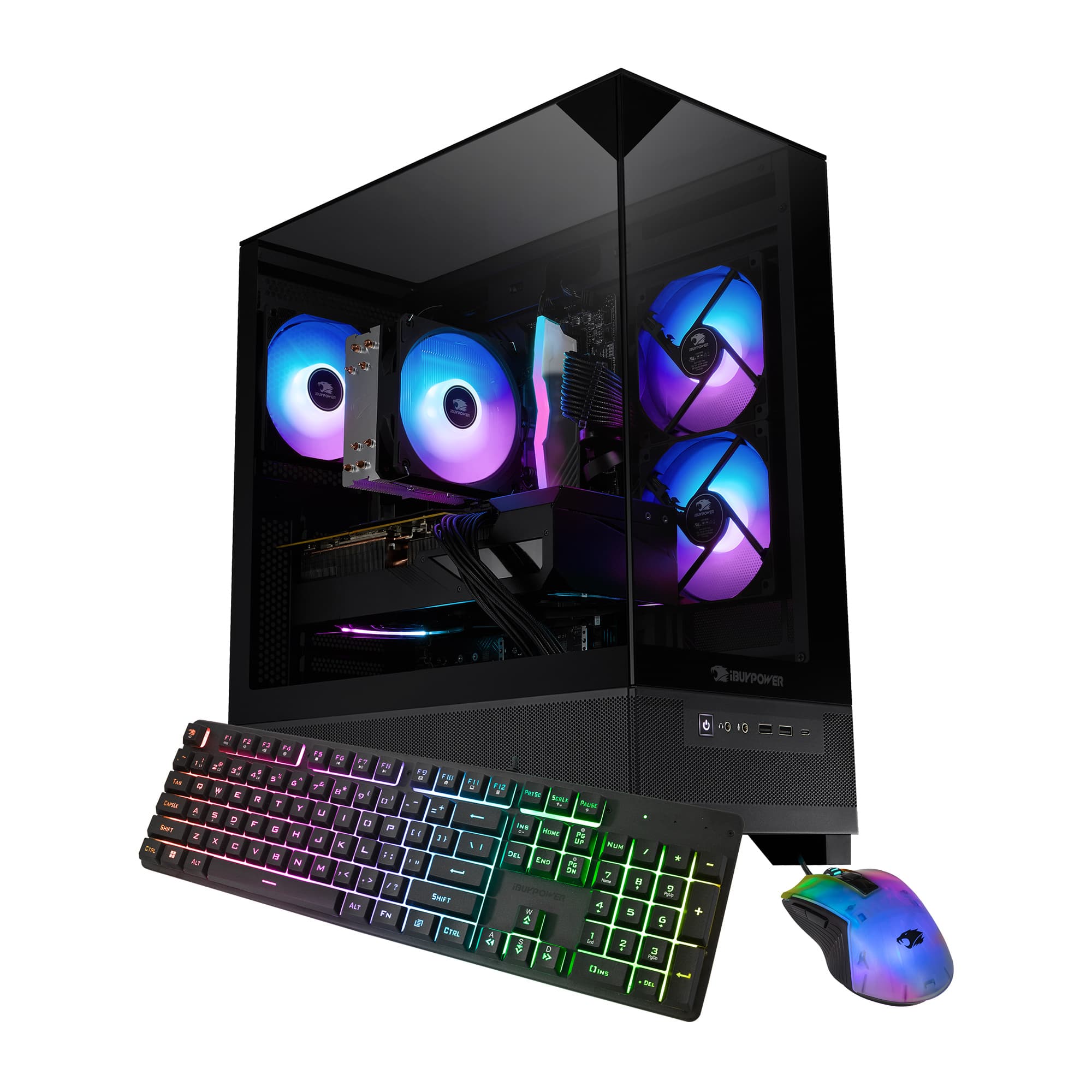 iBUYPOWER - Element SE Gaming Desktop PC - Intel Core i5 14400F, NVIDIA GeForce RTX 5060 8GB, 16GB DDR5 RGB,1TB NVMe - Black…
