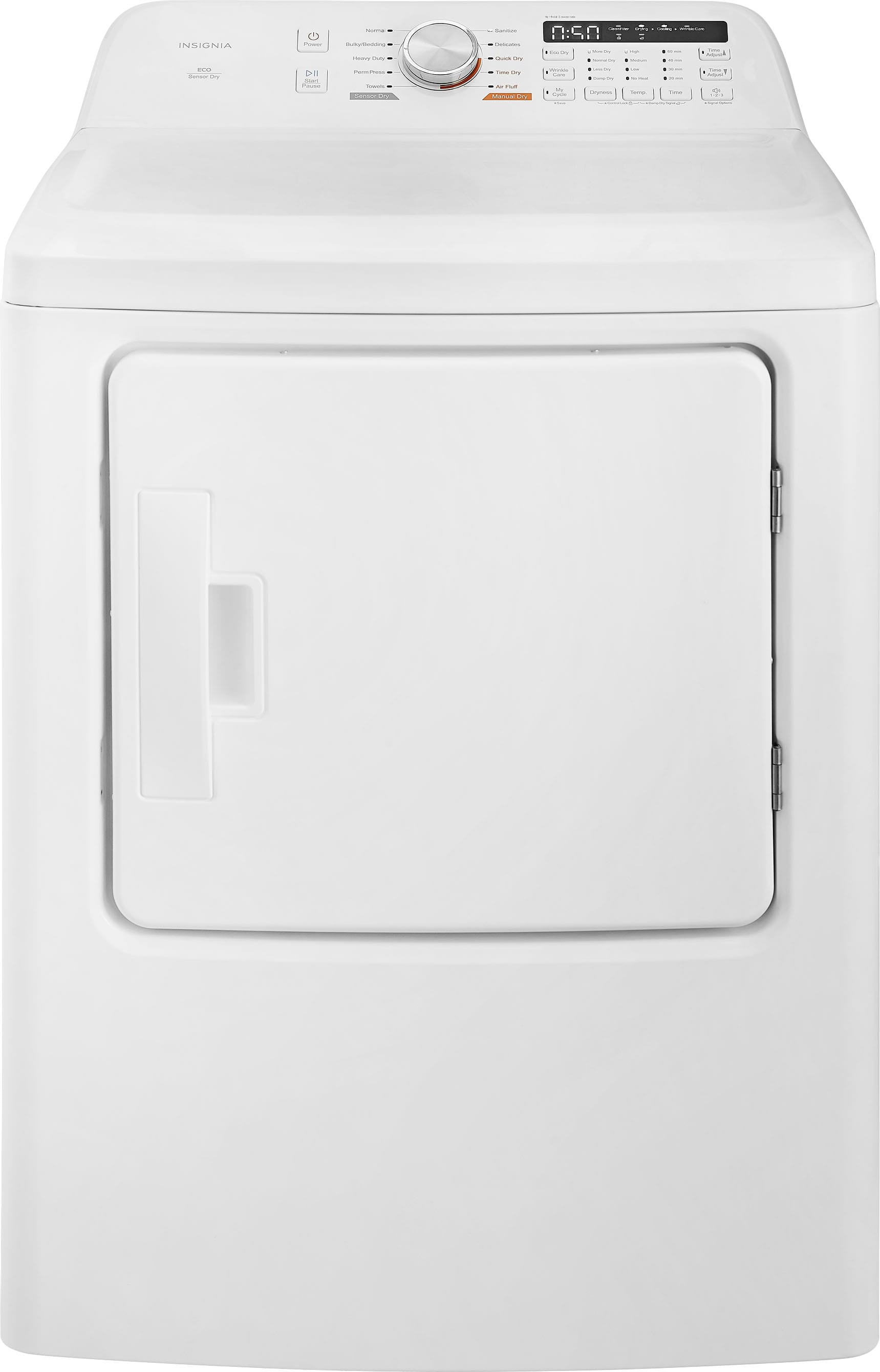 Insignia™ - 7 Cu. Ft. Electric Dryer with Sensor Dry - White product image
