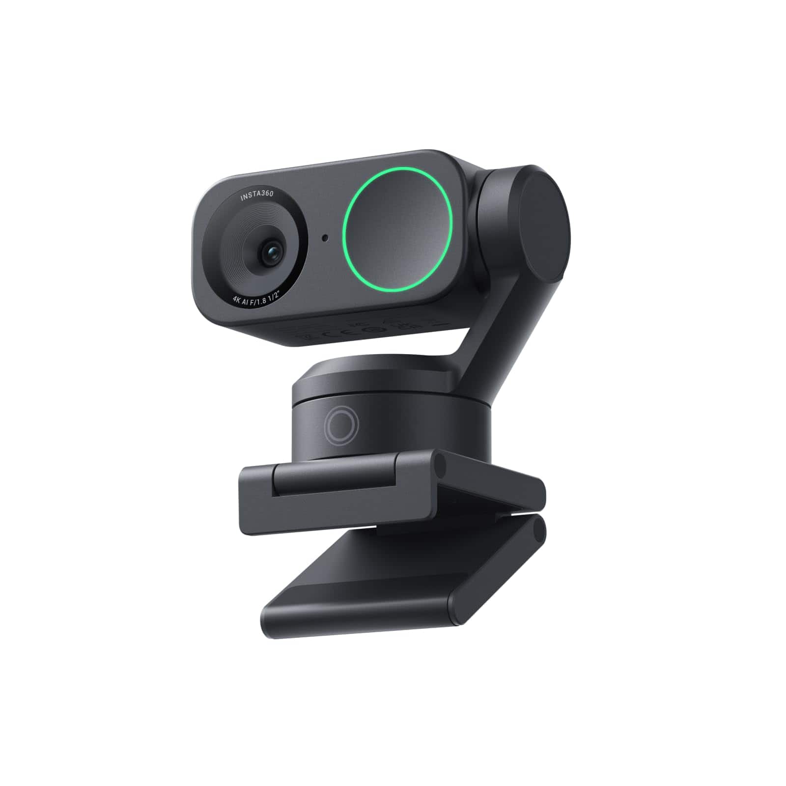 Insta360 - Link 2 PTZ 4K Webcam for Conferencing, Gaming & Streaming, 1/2" Sensor, AI Tracking, works w/ Zoom, Teams, Twitch…
