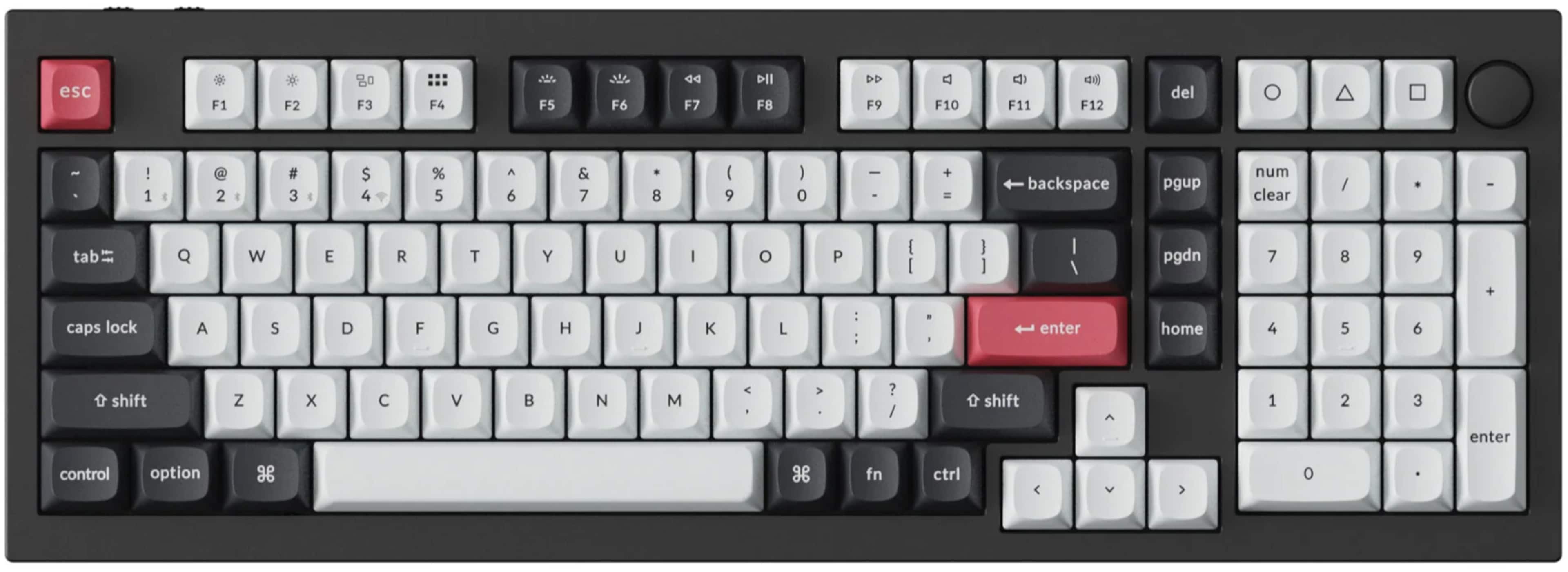 Keychron - Q5 HE Custom 96% Wireless Hall Effect Mechanical Switch Gaming Keyboard with Programmable QMK Launcher Software -…
