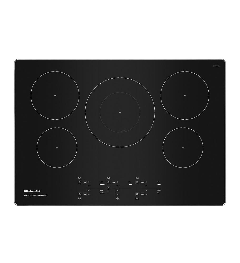 KitchenAid - 30" Built-In Electric Induction Cooktop with 5 Elements - Stainless Steel product image