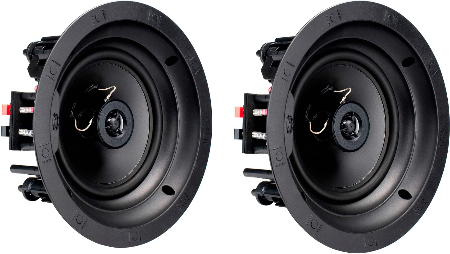 Klipsch - 6-1/2" 140-Watt Passive 2-Way In-Ceiling Speaker (Pair) - White product image