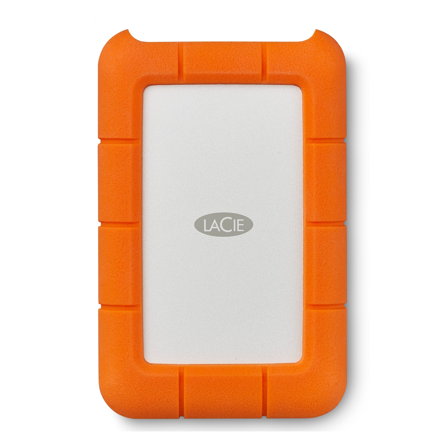 LaCie - Rugged 1TB External USB-C, USB 3.1 Gen 1 Portable Hard Drive - Orange/Silver product image