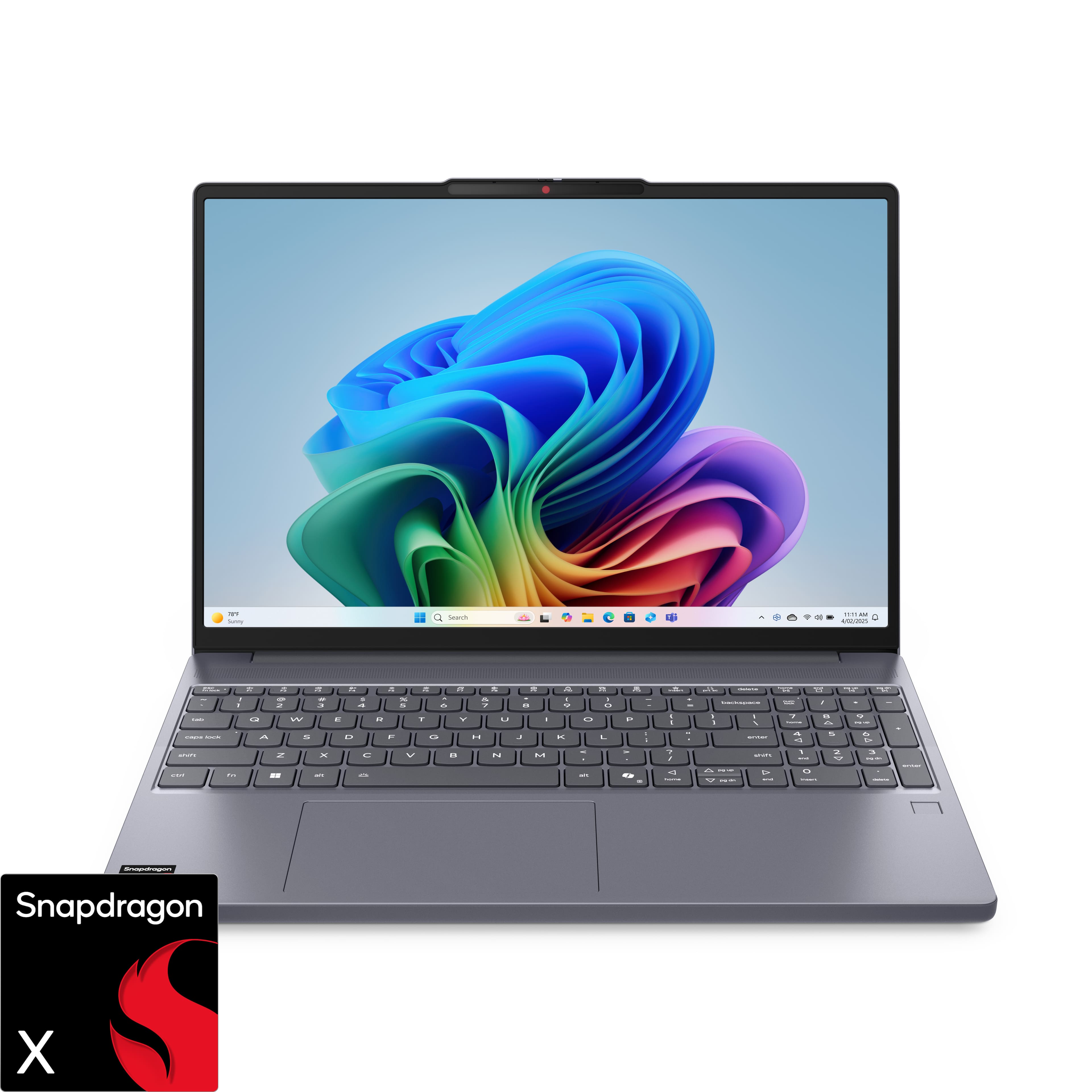 Lenovo - IdeaPad Slim 3x - Copilot+ PC - 15.3" 2k Touchscreen Laptop - Snapdragon X X1-26-100 2025 - 16GB Memory - 256GB SSD…