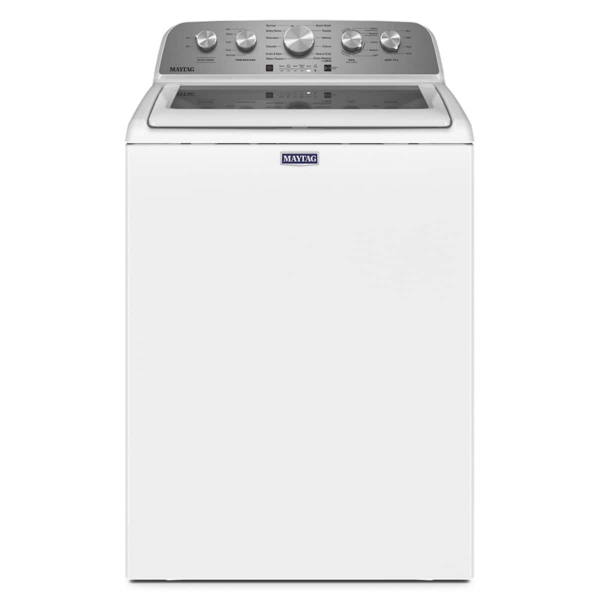 Maytag - 4.7 Cu. Ft. High Efficiency Top Load Washer with Extra Power Button - White product image
