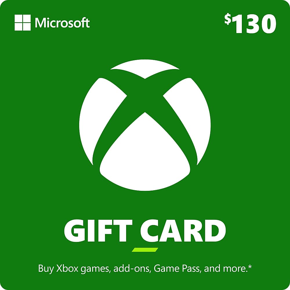 Microsoft - Xbox $130 Gift Card [Digital] product image