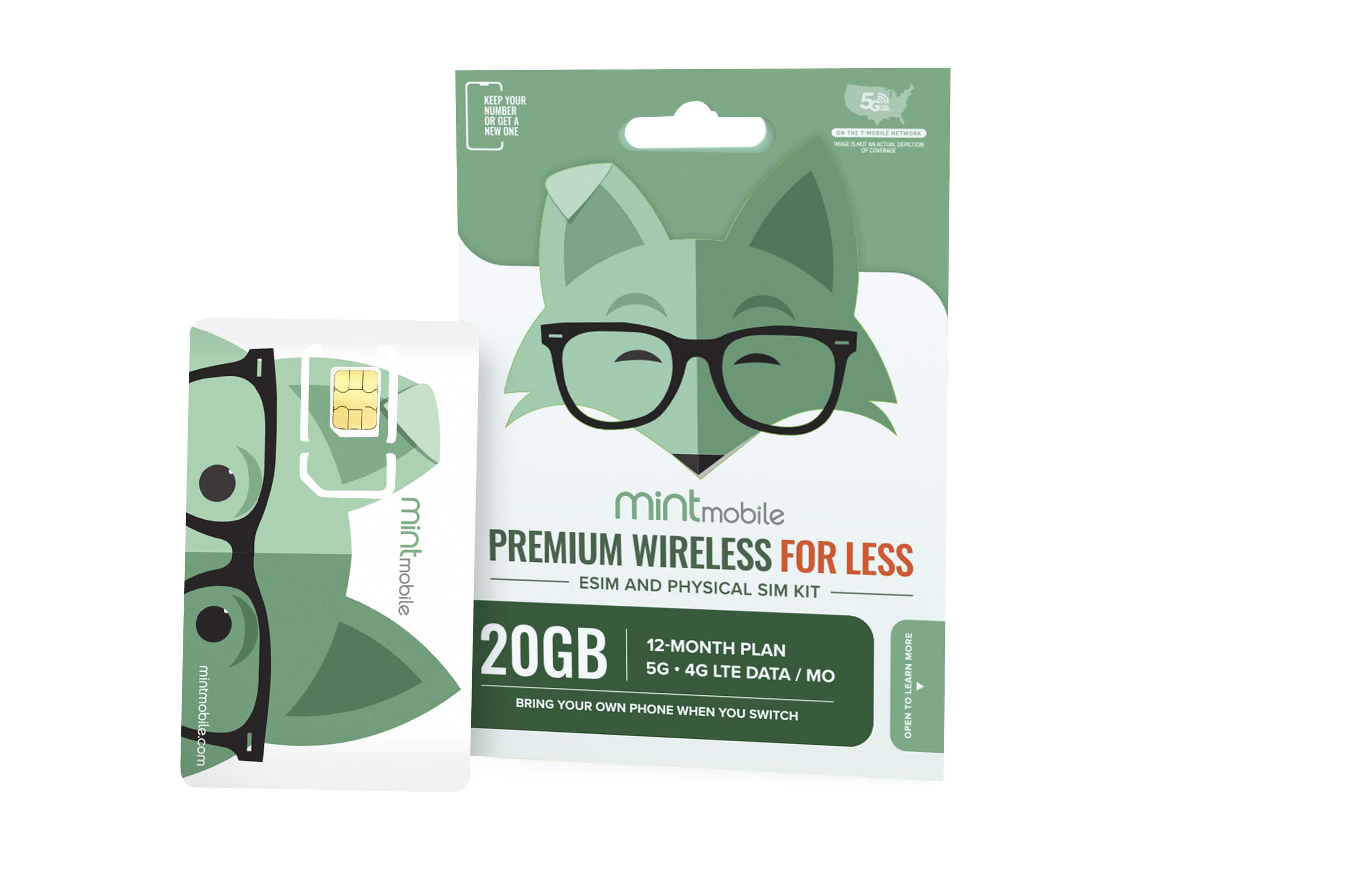 Mint Mobile - 20GB/mo Phone Plan - 12 Months of Wireless Service product image