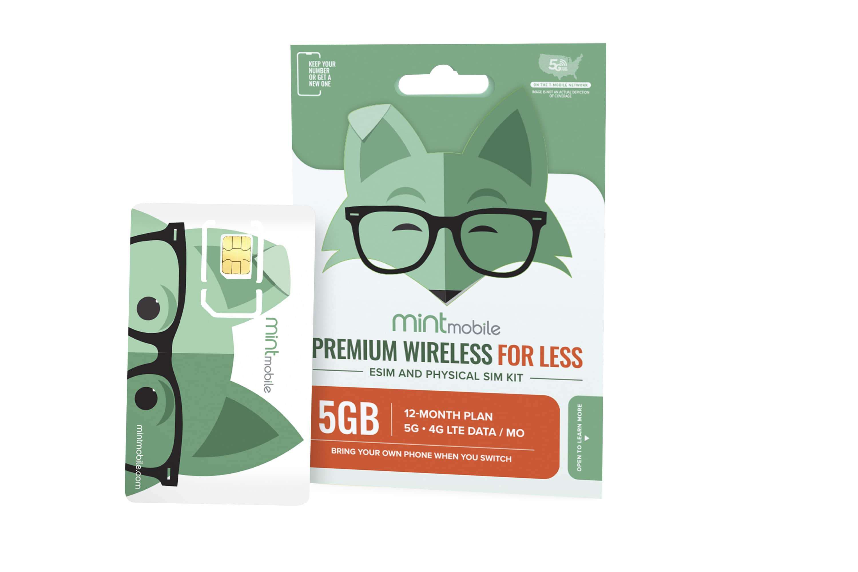 Mint Mobile - 5GB/mo Phone Plan - 12 Months of Wireless Service product image