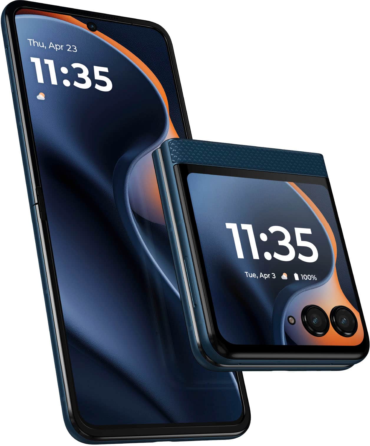 Motorola - razr 2025 256GB (Unlocked) - PANTONE Gibraltar Sea product image