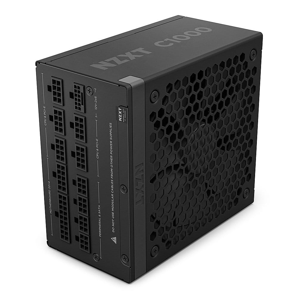 NZXT - C 1000W ATX 3.1 80 Plus Gold Fully Modular Power Supply - Black product image