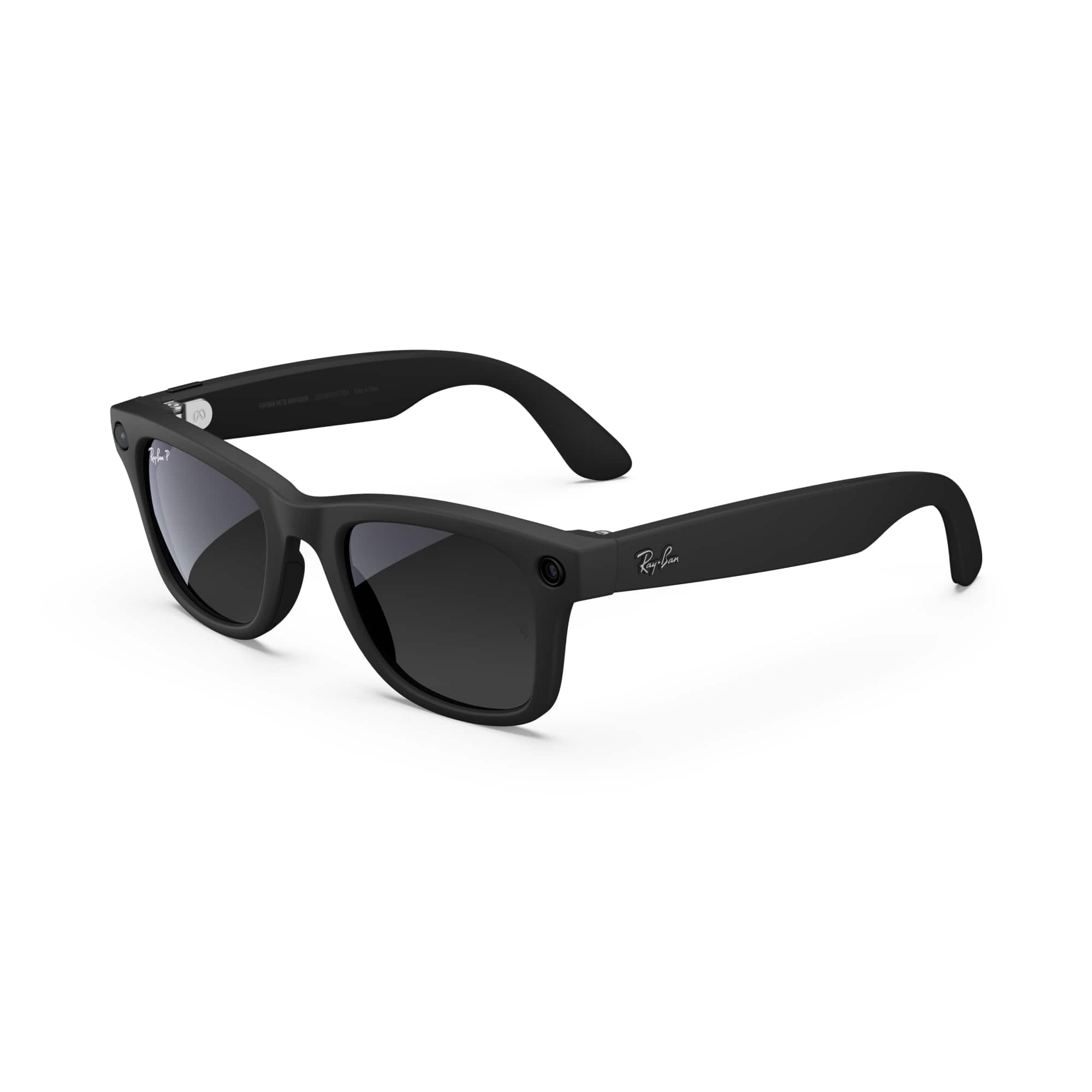 Ray-Ban Meta - Wayfarer Large glasses with Meta AI, Audio, Photo, Video Compatibility - Polarized Gradient Graphite Lens (Re…