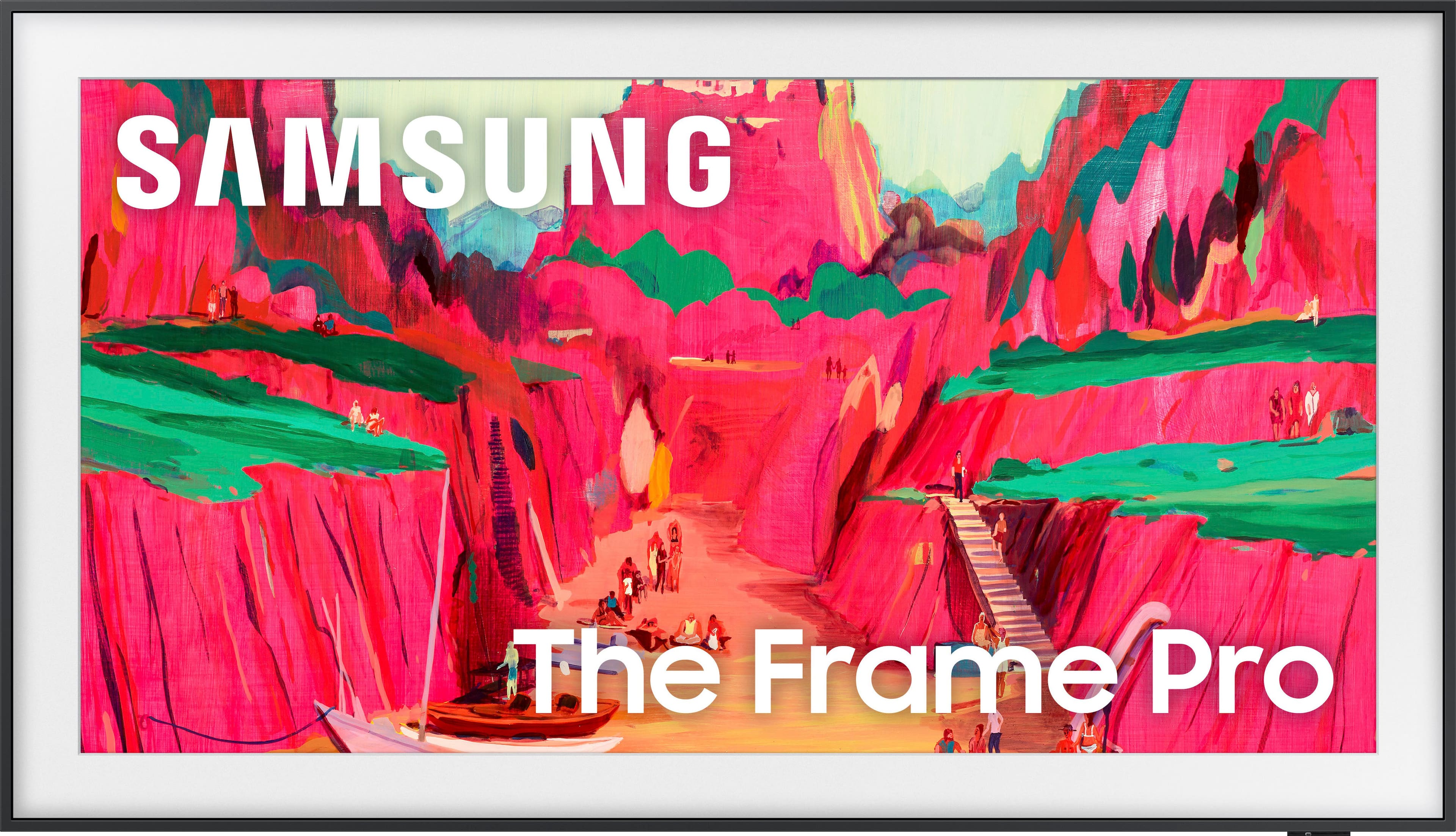 Samsung - 85” Class LS03FW The Frame Pro Series Neo QLED 4K UHD Art Mode SamsungVision AI Smart TV w/ Wall Mount (2025) prod…