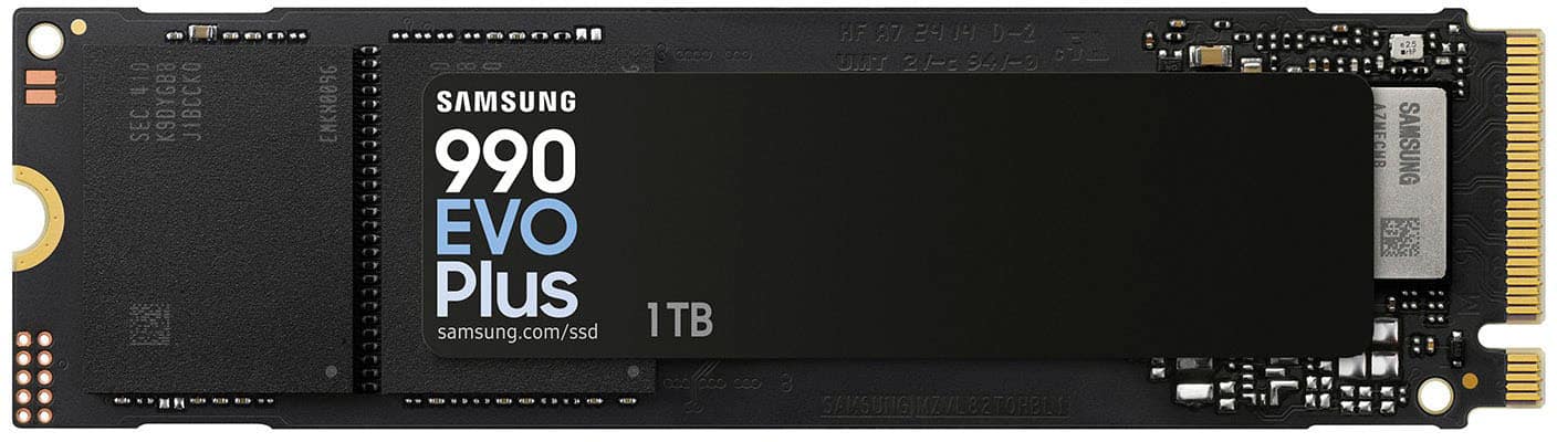 Samsung - 990 EVO PLUS SSD 1TB, PCIe Gen 4x4 | 5x2 M.2 2280, Speeds Up to 7,150 MB/s product image